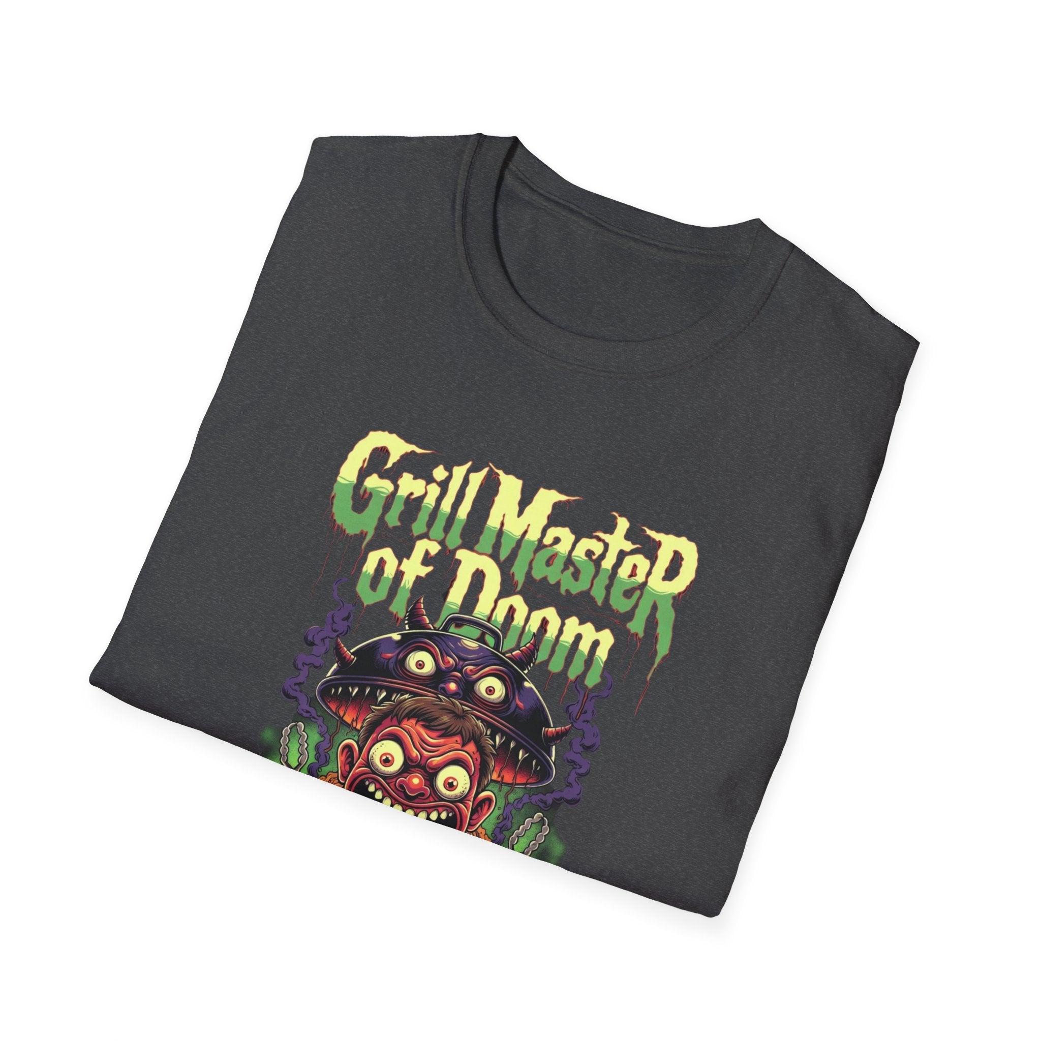 Grill Master of Doom T-Shirt — Retro Horror BBQ Tee