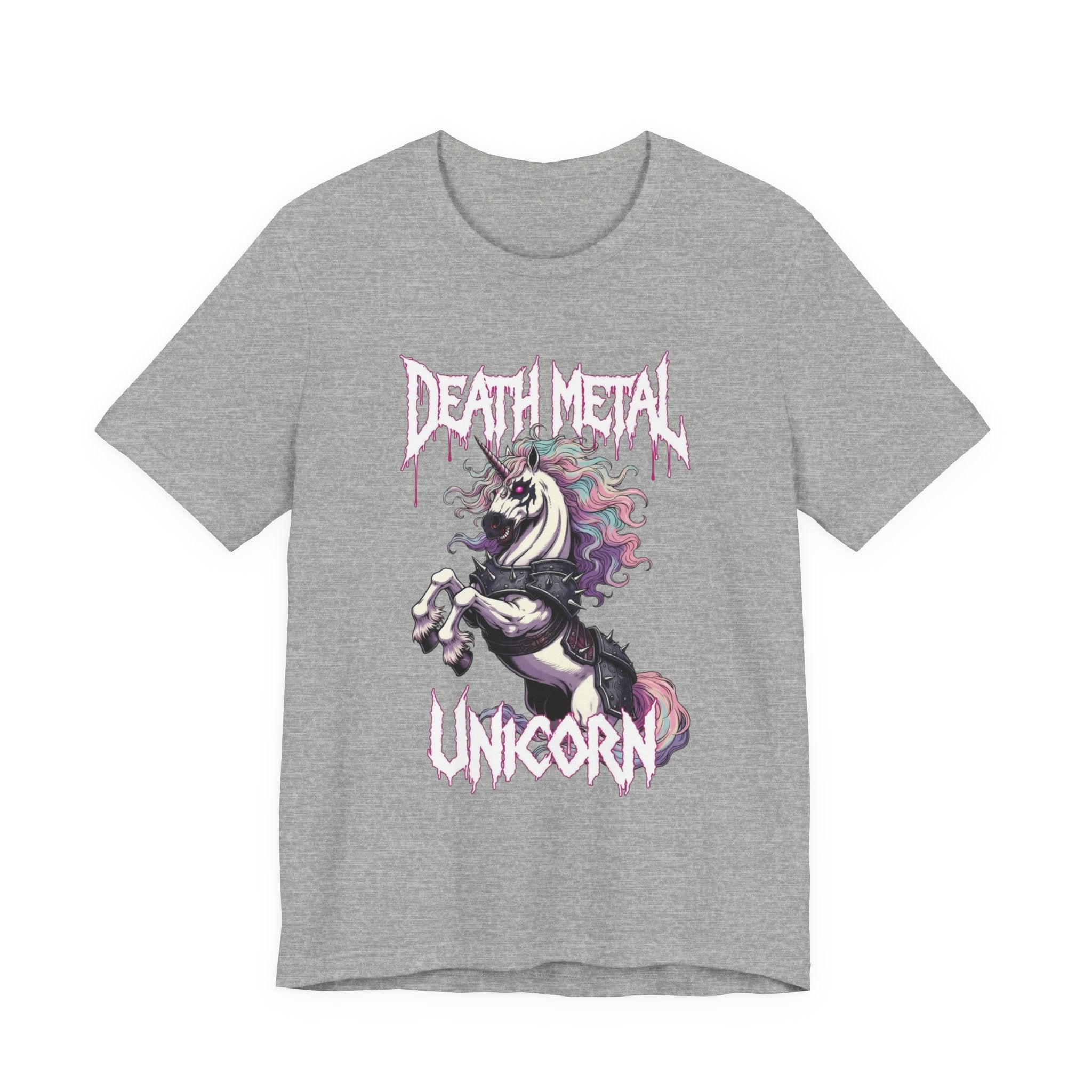 Death Metal Unicorn T-Shirt — Gothic Rainbow Unicorn Tee