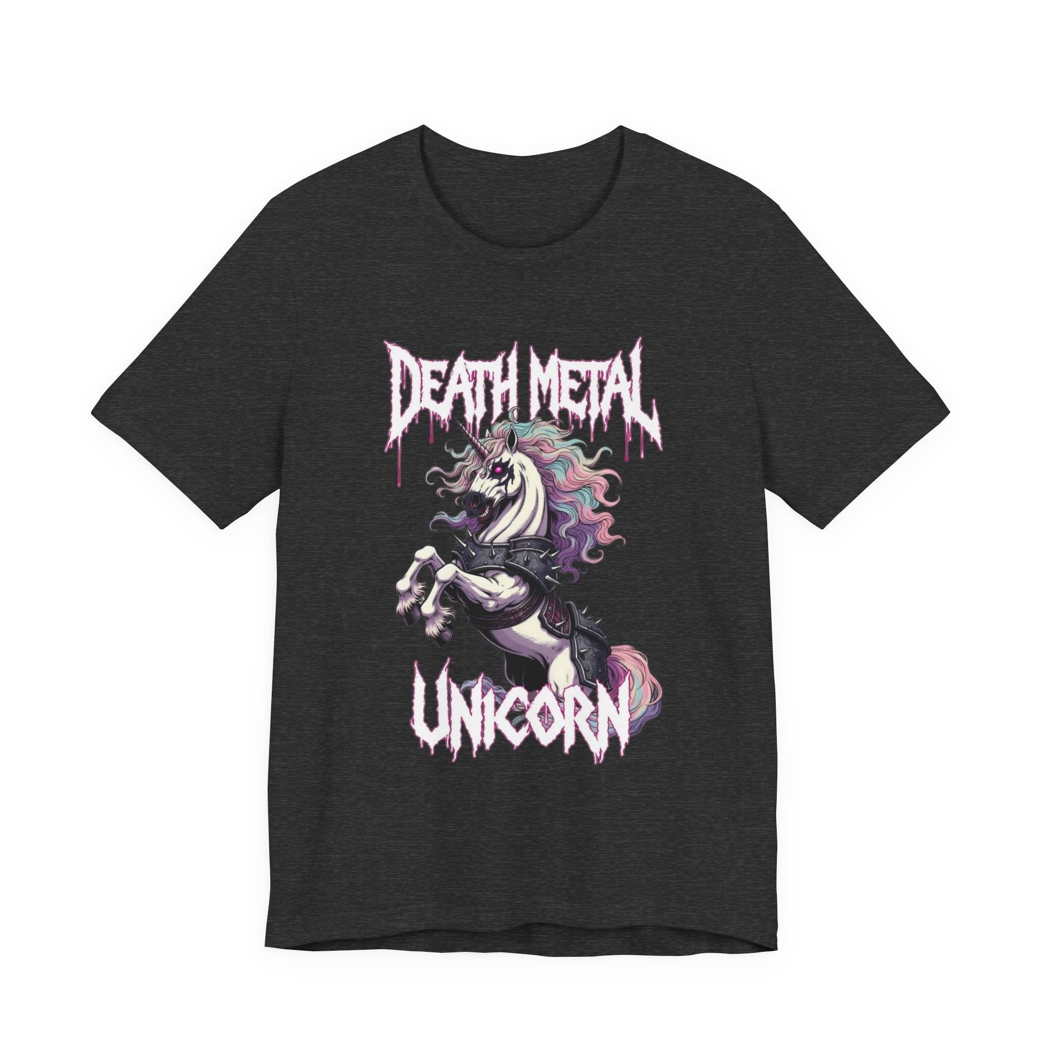 Death Metal Unicorn T-Shirt — Gothic Rainbow Unicorn Tee