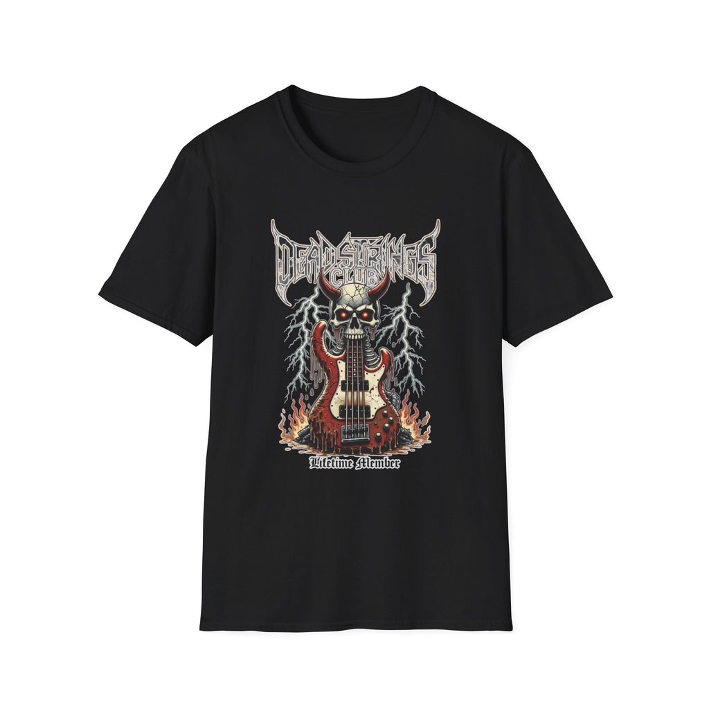 Bass - Dead Strings Club Lifetime Member Bass Guitar T-Shirt