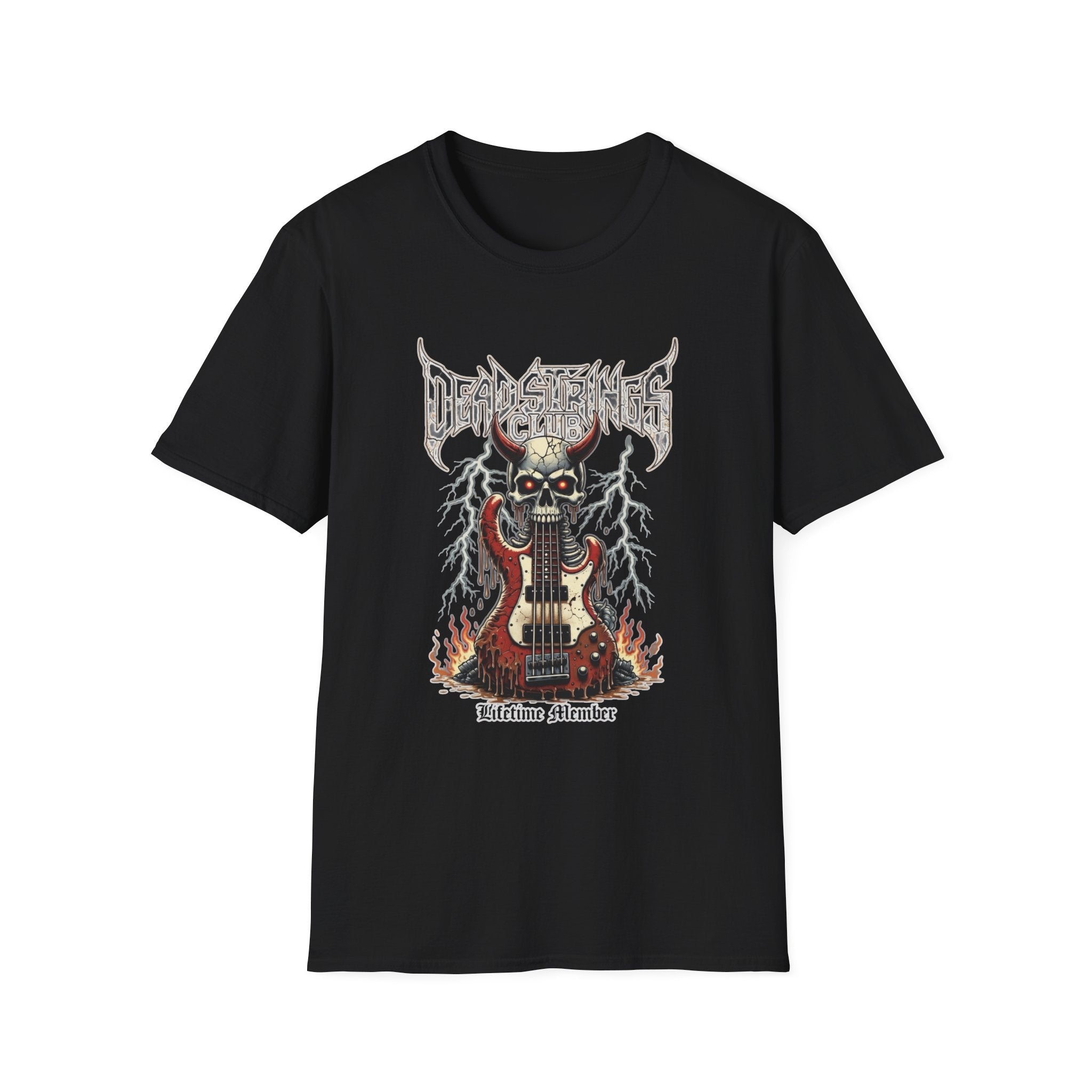 Bass - Dead Strings Club Lifetime Member Bass Guitar T-Shirt