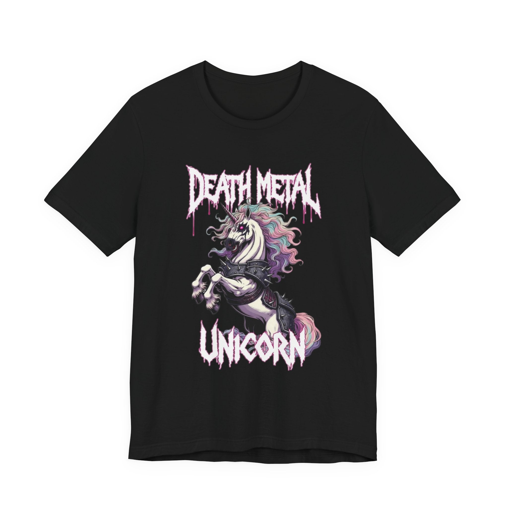 Death Metal Unicorn T-Shirt — Gothic Rainbow Unicorn Tee
