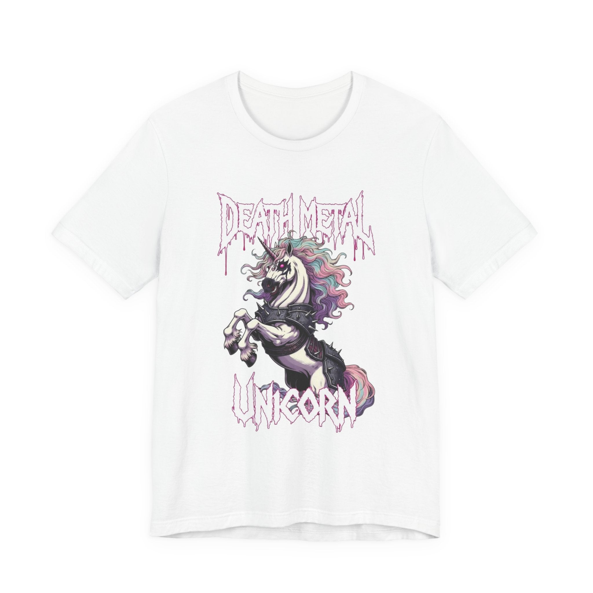 Death Metal Unicorn T-Shirt — Gothic Rainbow Unicorn Tee