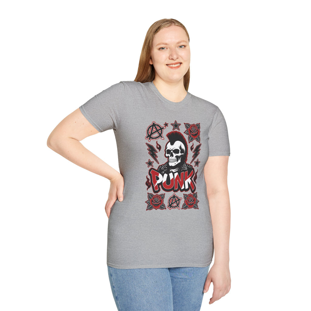 Punk Skull & Roses T-Shirt