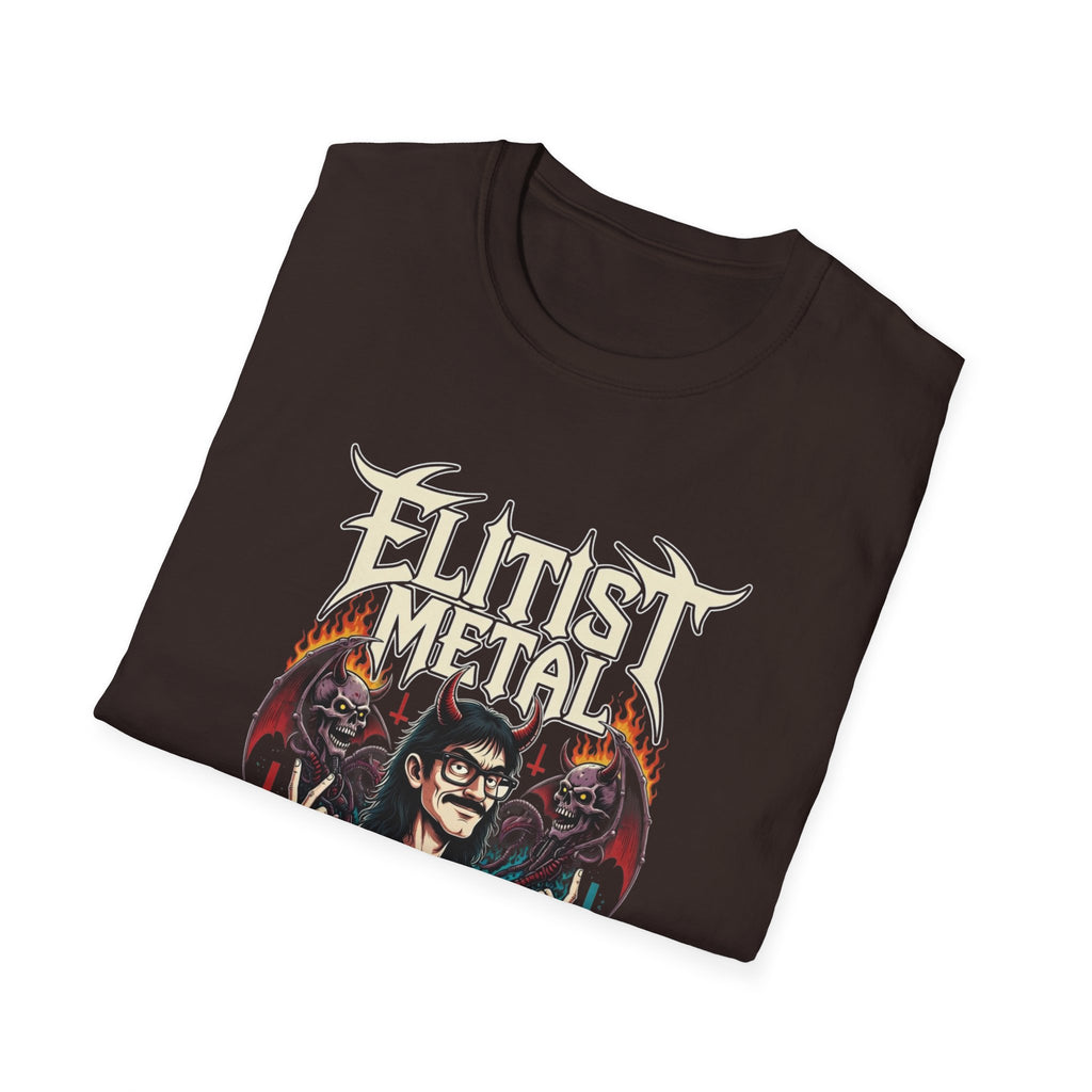 Elitist Graphic T-Shirt — Retro Occult Band Art
