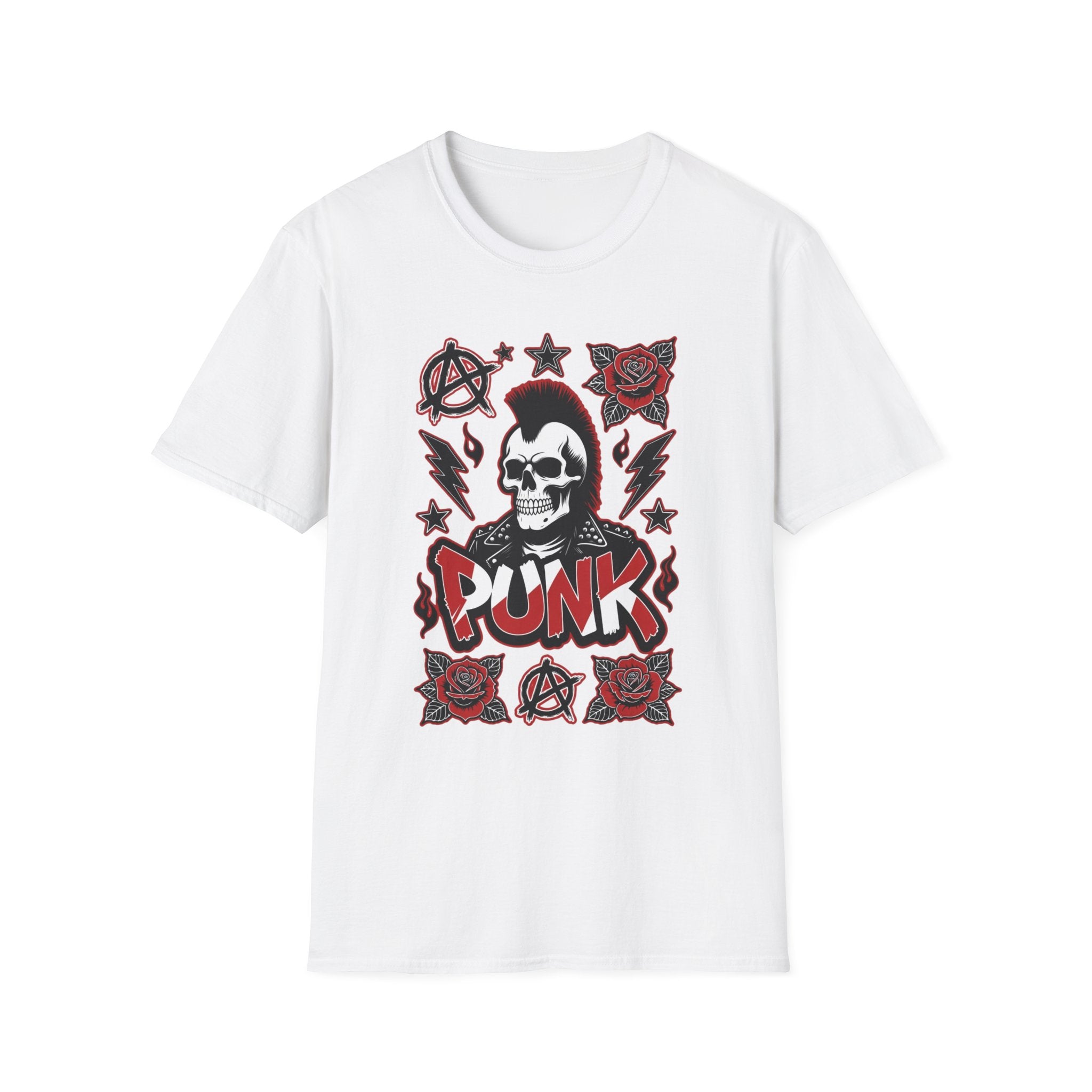 Punk Skull & Roses T-Shirt