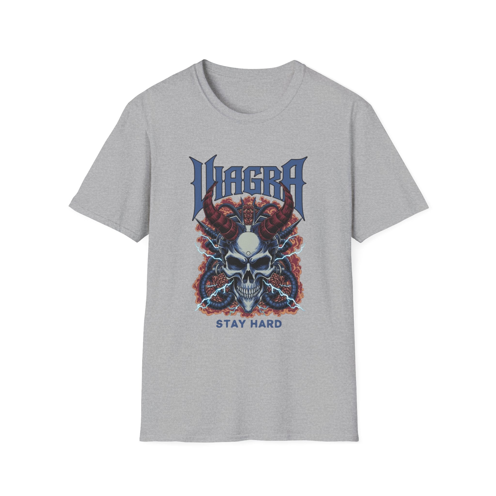 VIAGRA Skull 'Stay Hard' T-Shirt