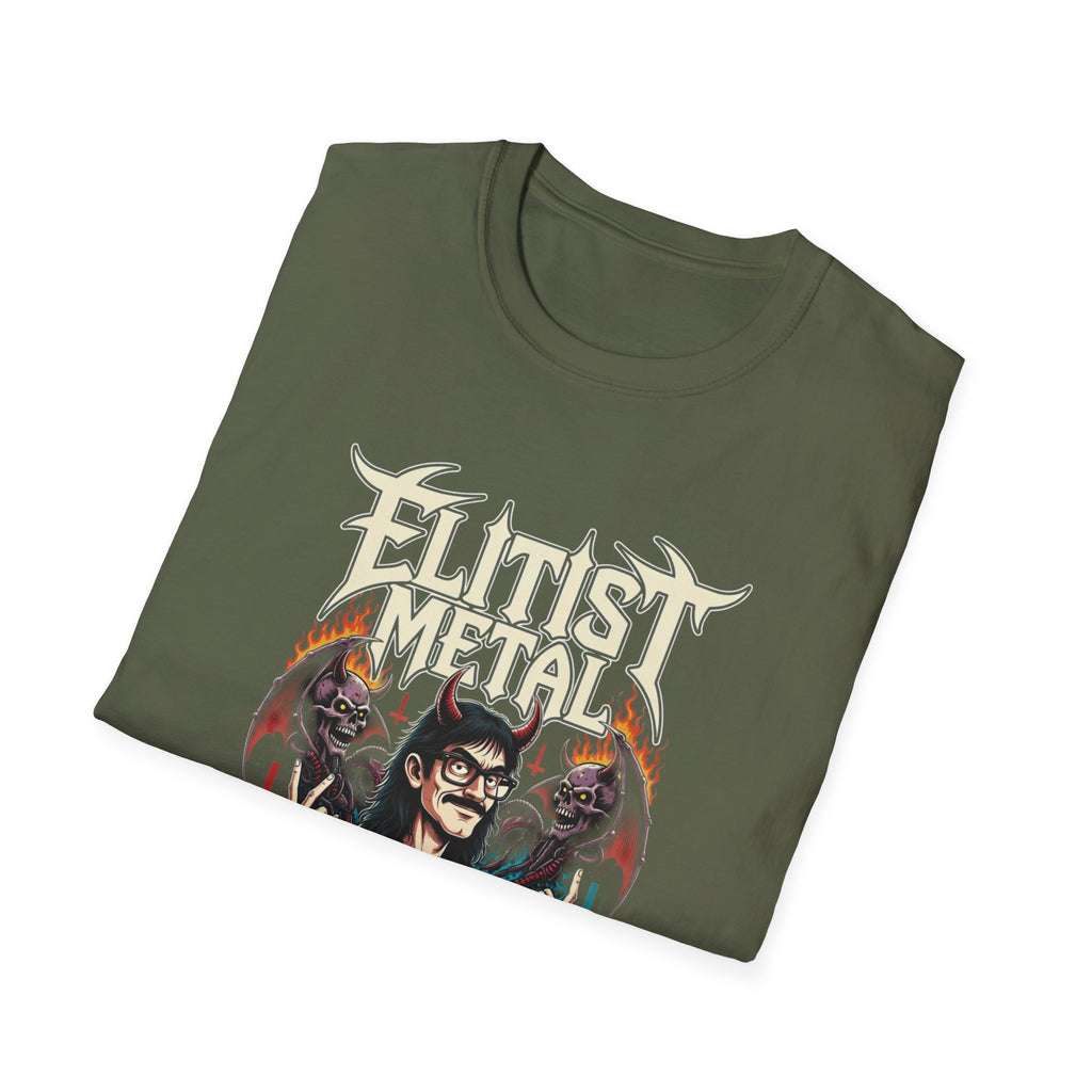 Elitist Graphic T-Shirt — Retro Occult Band Art