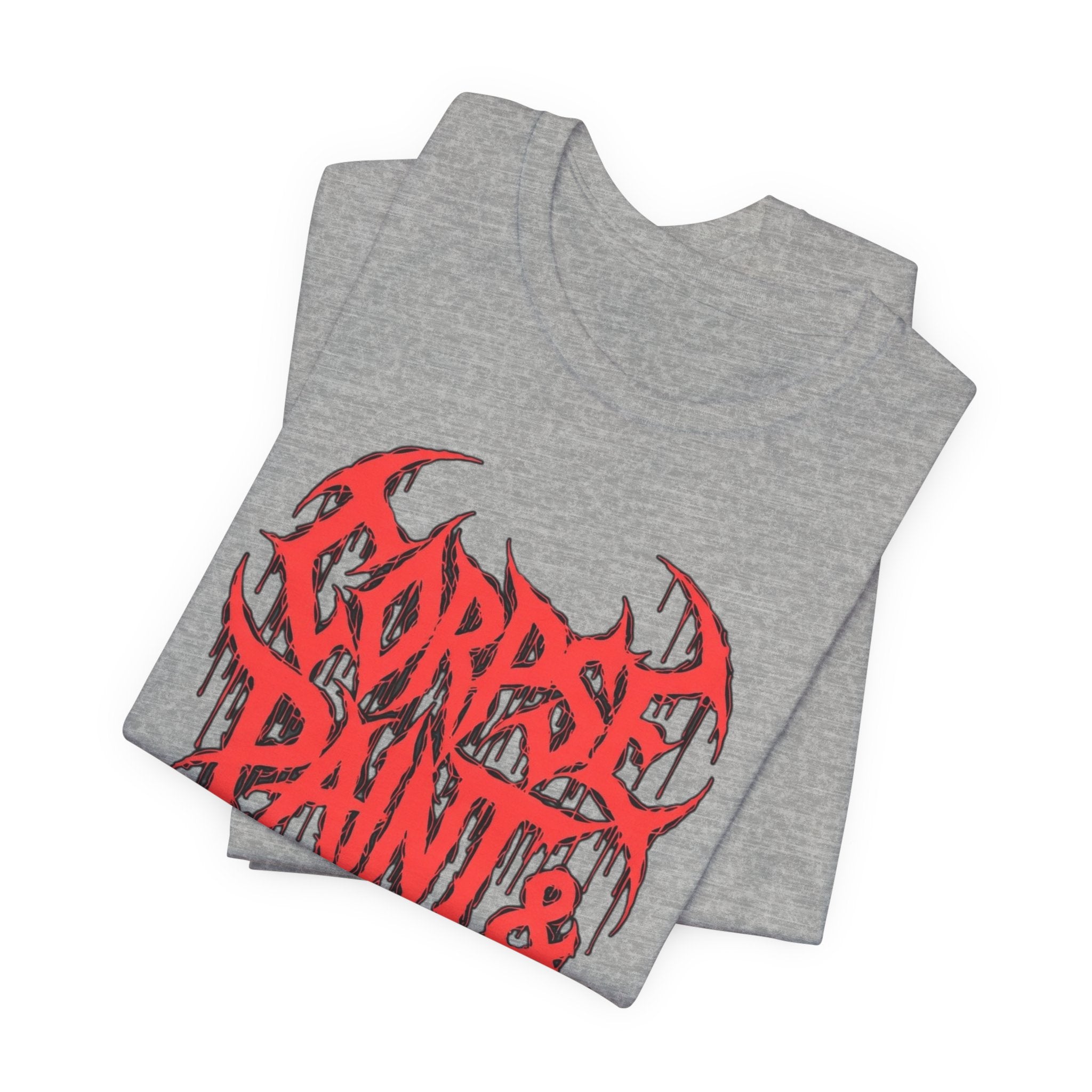 Corpse Paint & Coffee Tee — Gothic Metal Band Shirt