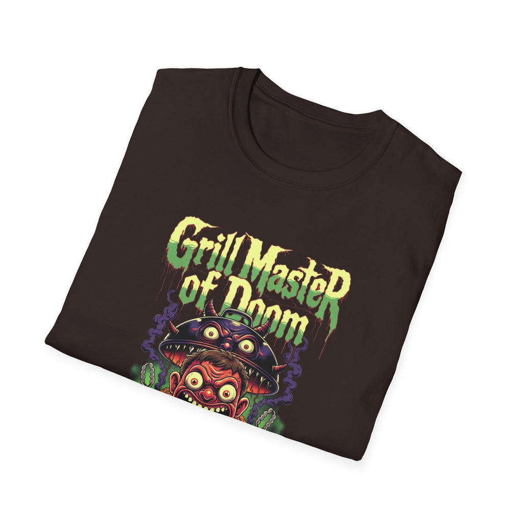 Grill Master of Doom T-Shirt — Retro Horror BBQ Tee