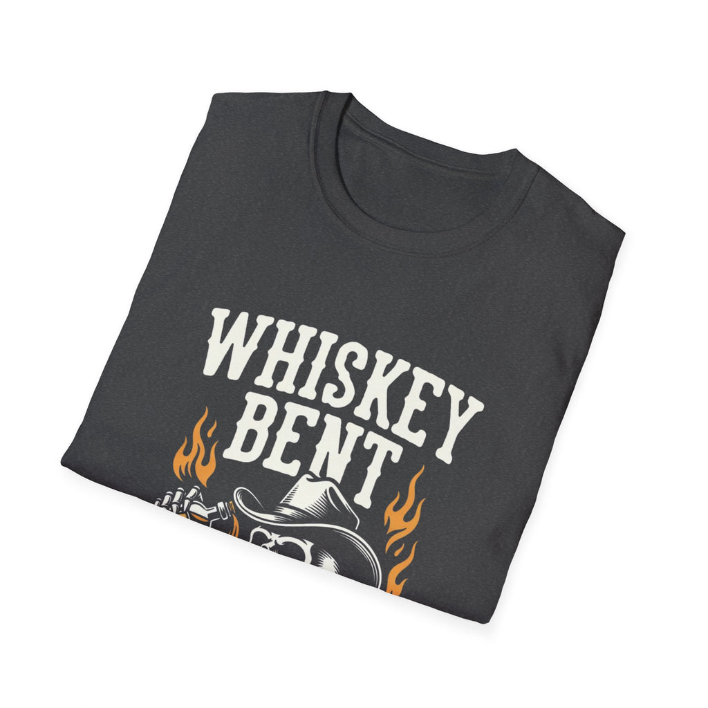 Whiskey Bent and Hell Bound Skull T-Shirt