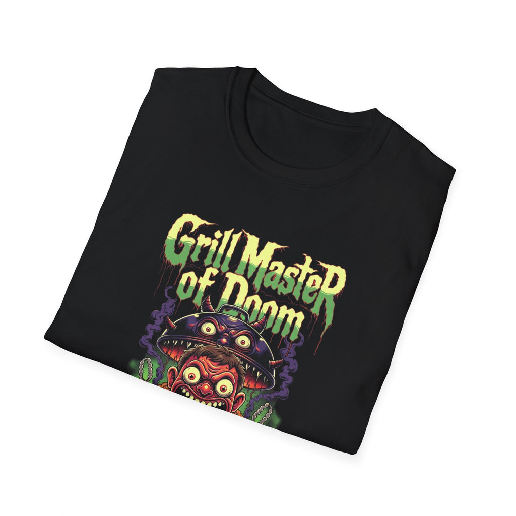 Grill Master of Doom T-Shirt — Retro Horror BBQ Tee