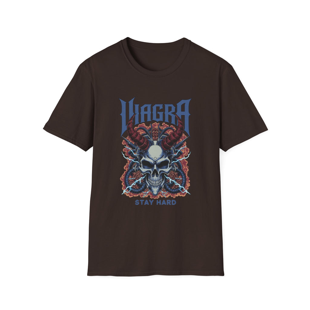 VIAGRA Skull 'Stay Hard' T-Shirt