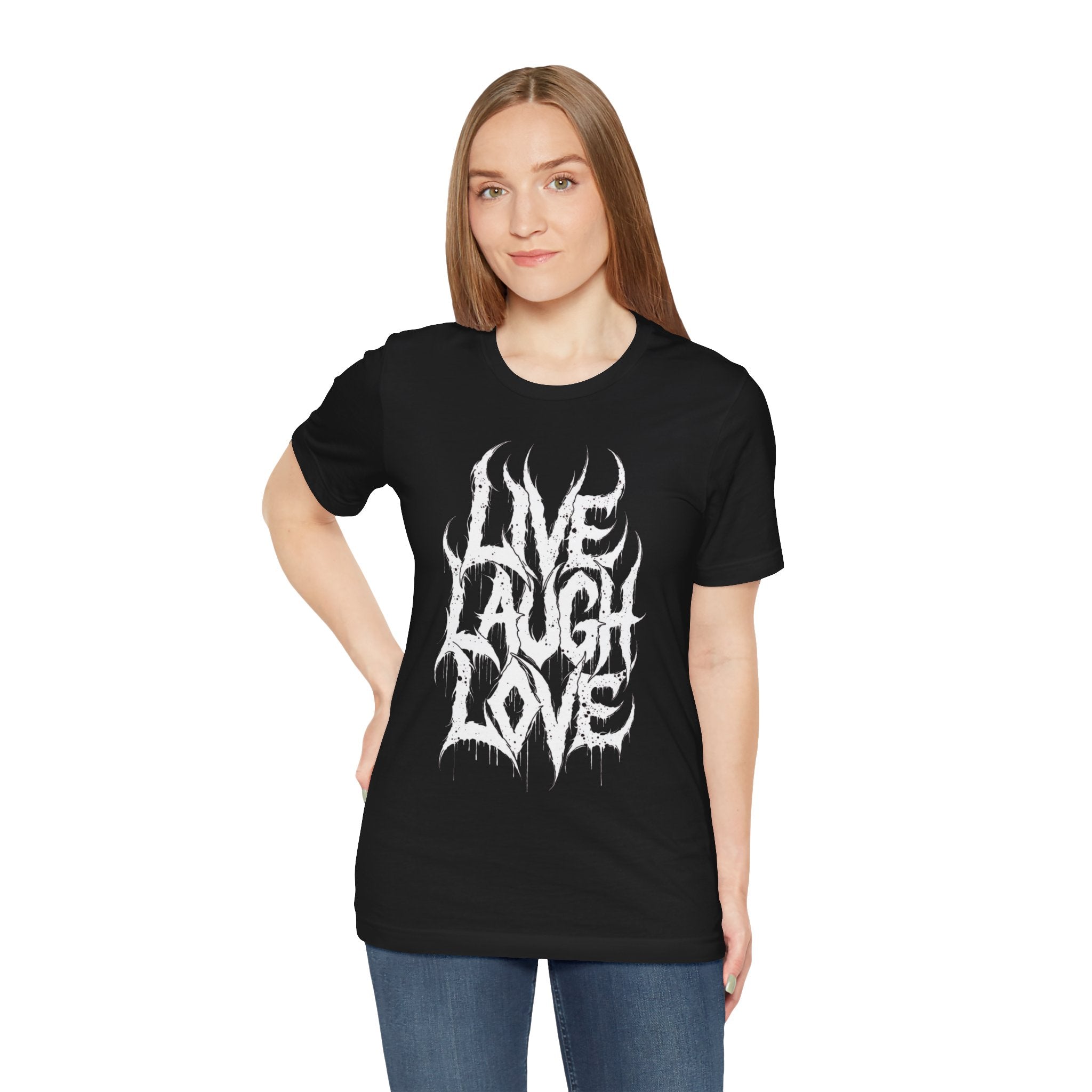 Live Laugh Love Gothic T-Shirt