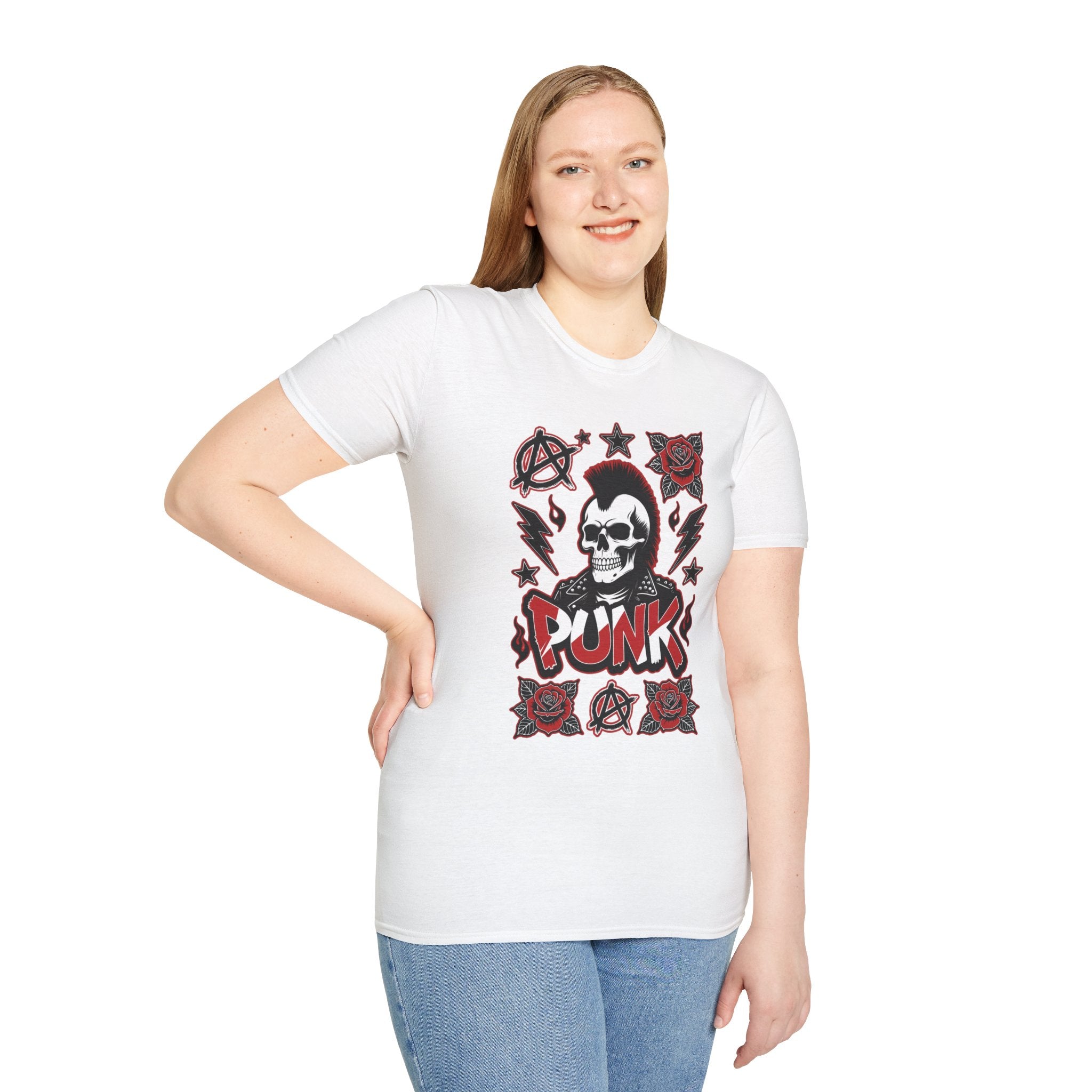 Punk Skull & Roses T-Shirt
