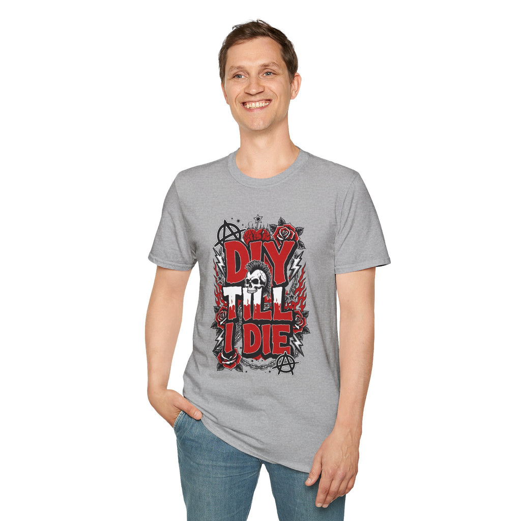 DIY 'Til I Die Punk Rock T-Shirt