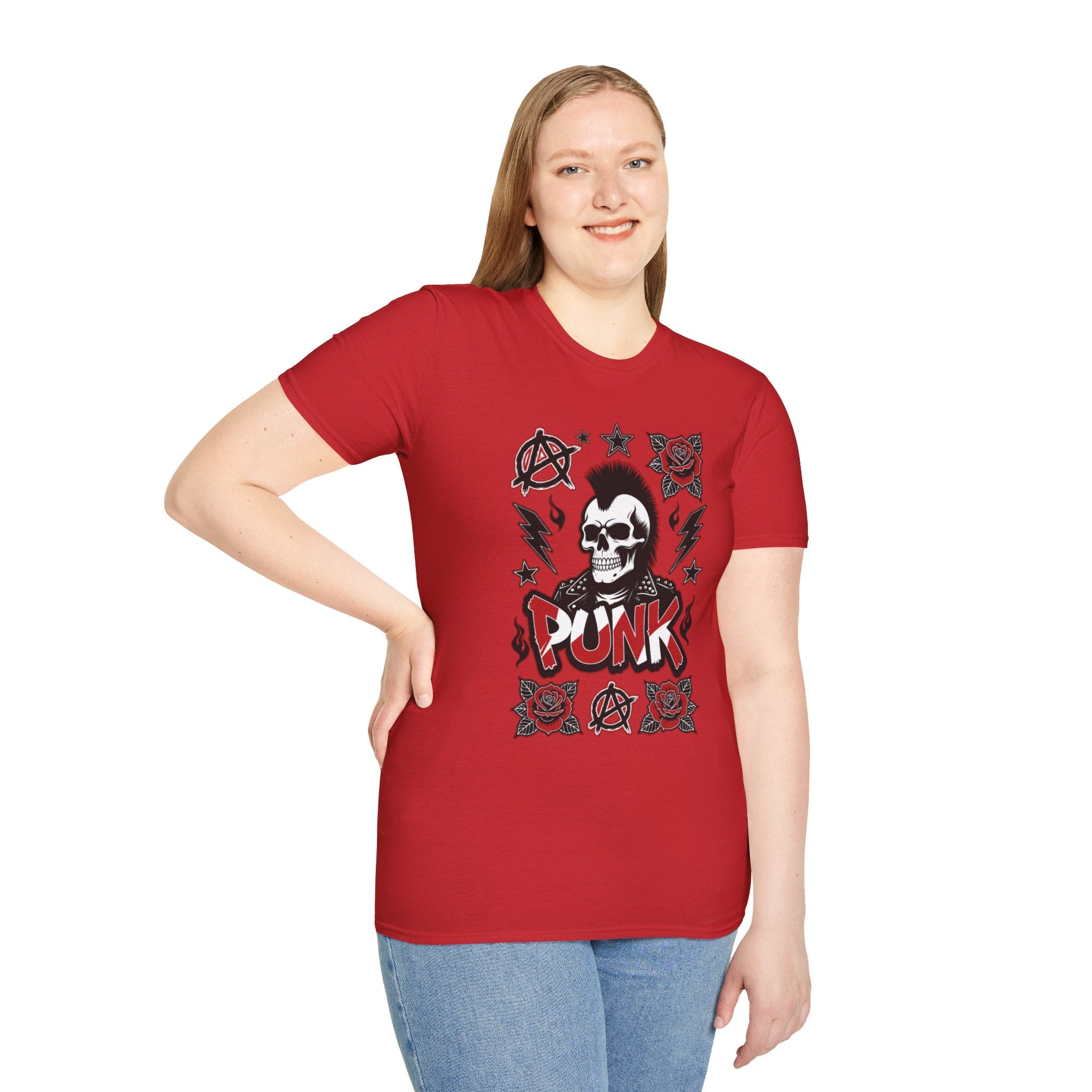 Punk Skull & Roses T-Shirt