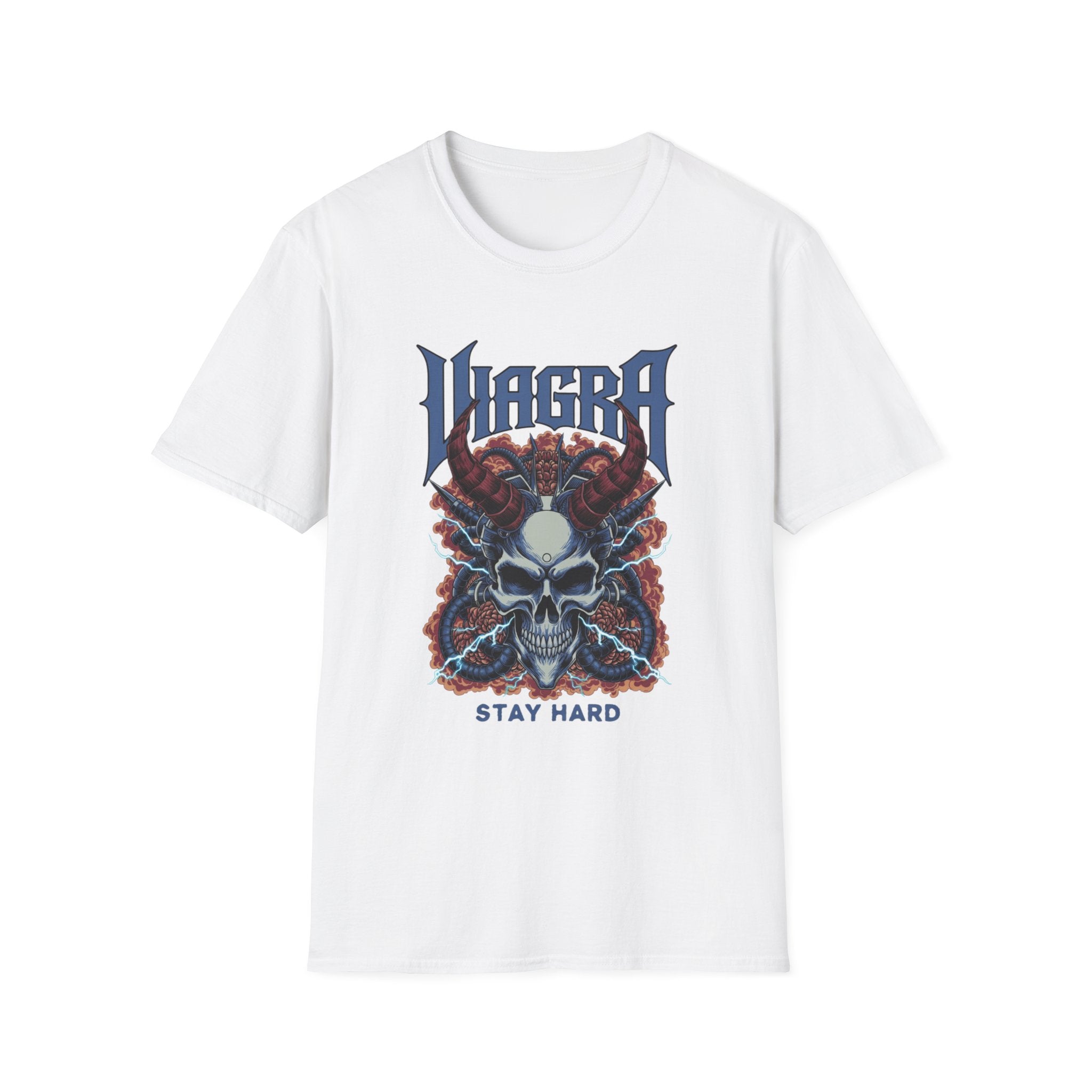 VIAGRA Skull 'Stay Hard' T-Shirt