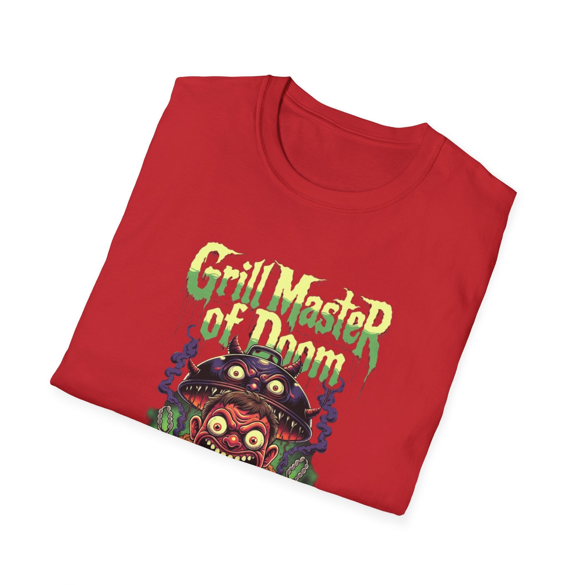 Grill Master of Doom T-Shirt — Retro Horror BBQ Tee