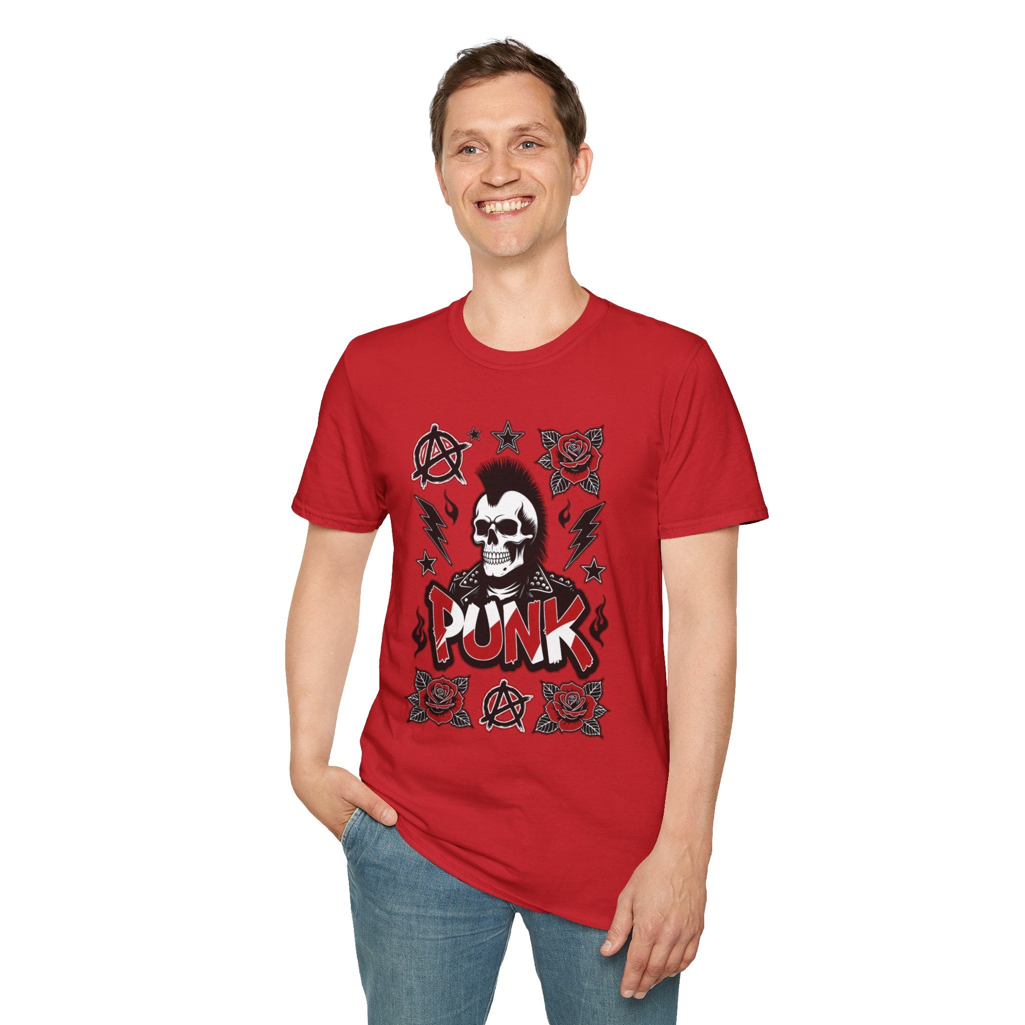 Punk Skull & Roses T-Shirt