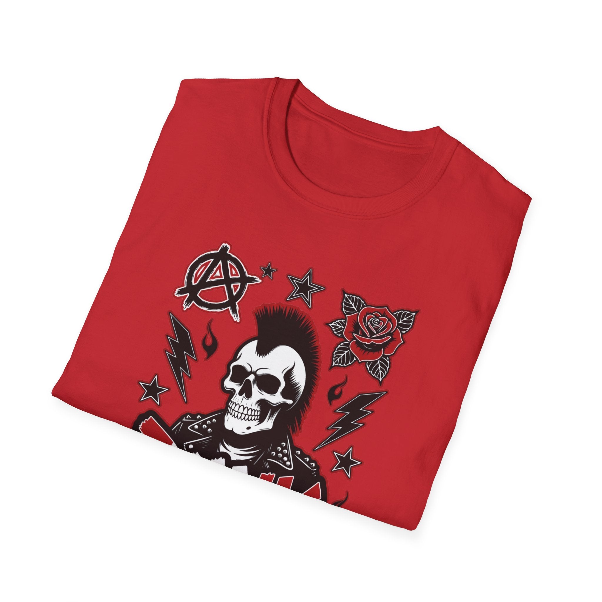 Punk Skull & Roses T-Shirt