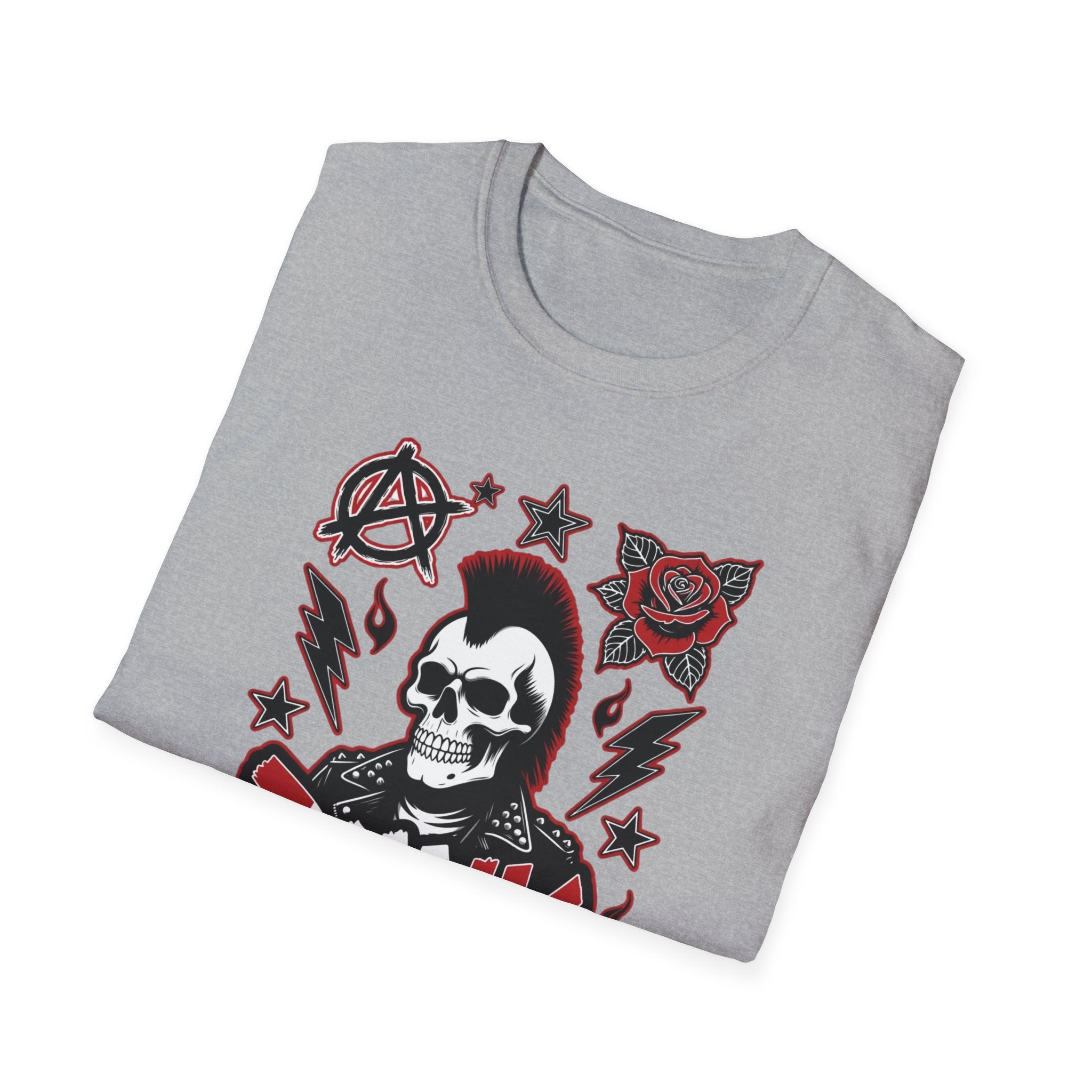 Punk Skull & Roses T-Shirt