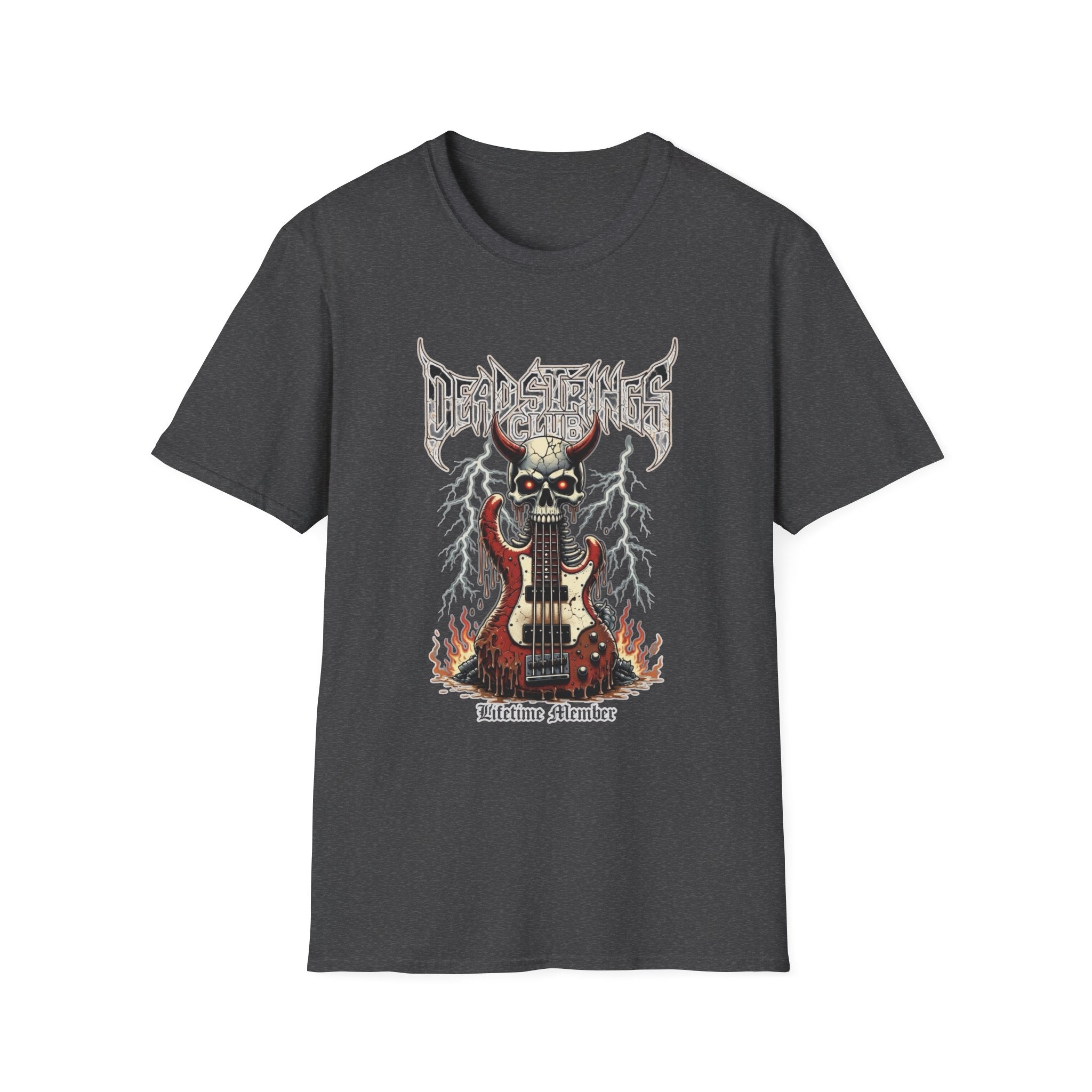 Bass - Dead Strings Club Lifetime Member Bass Guitar T-Shirt