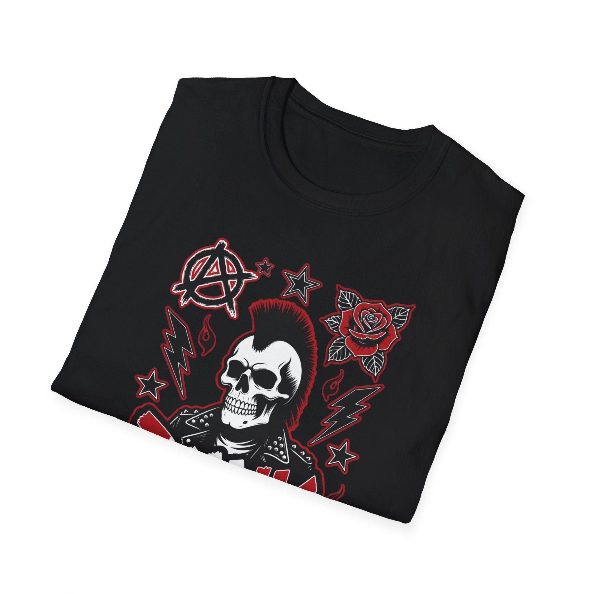 Punk Skull & Roses T-Shirt