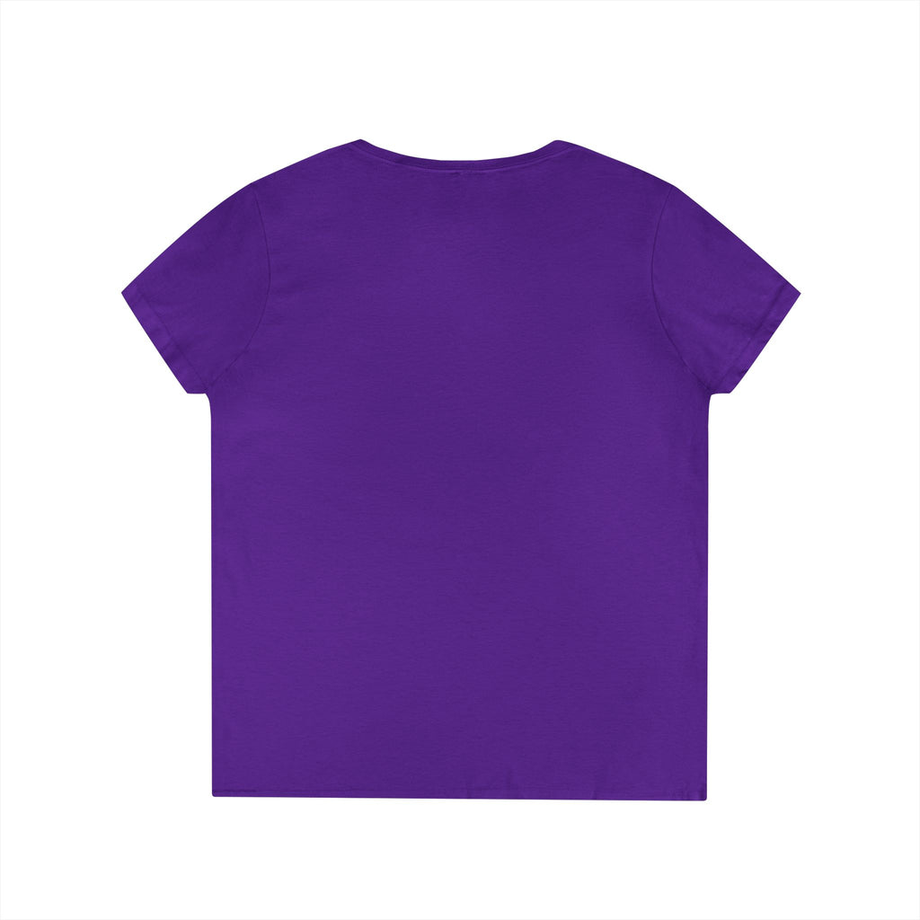 Rebellious Metal Chick Ladies' V-Neck T-Shirt