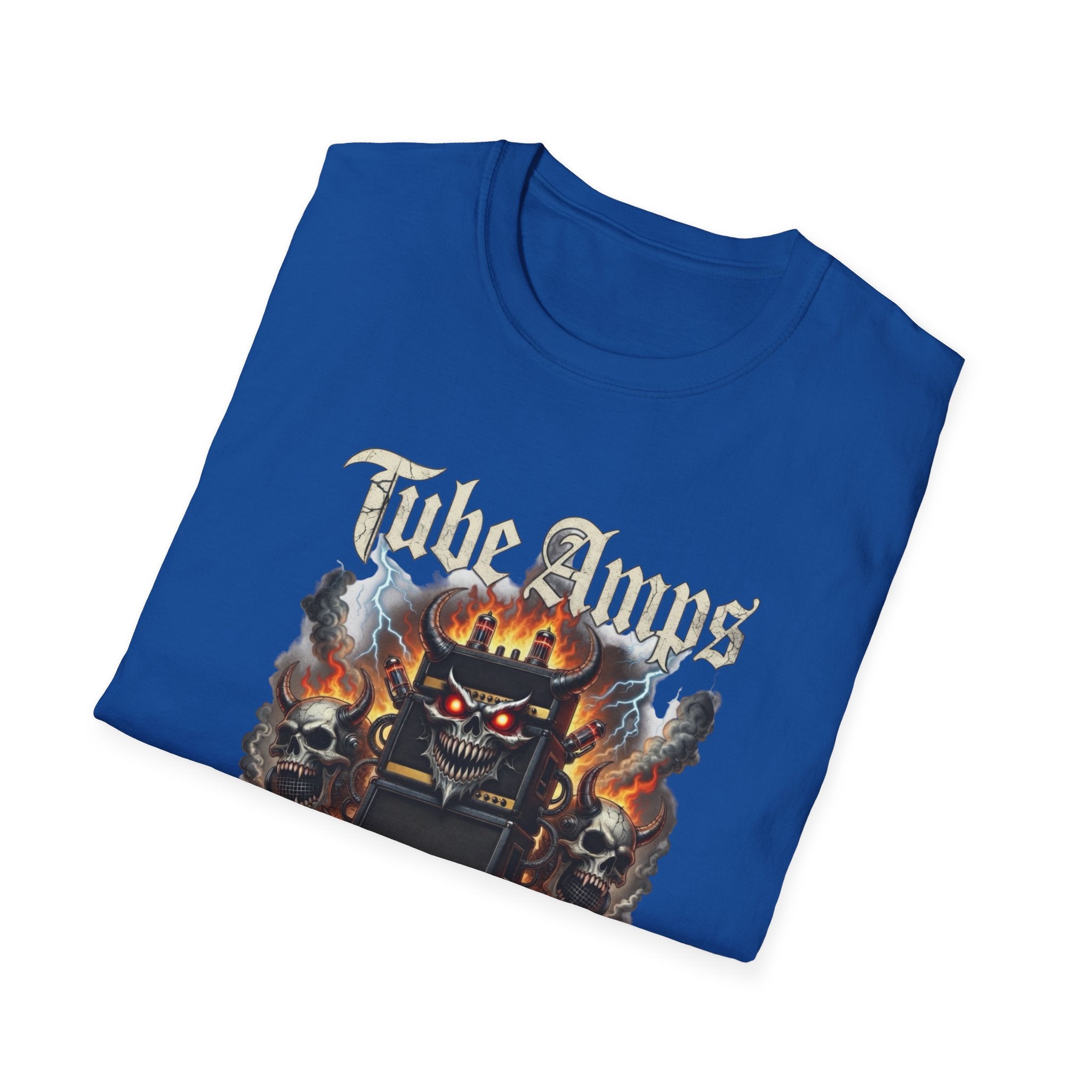 Tube Amps T-Shirt — "EL34s Don't Take Software Updates, Kid" Guitarist Tee