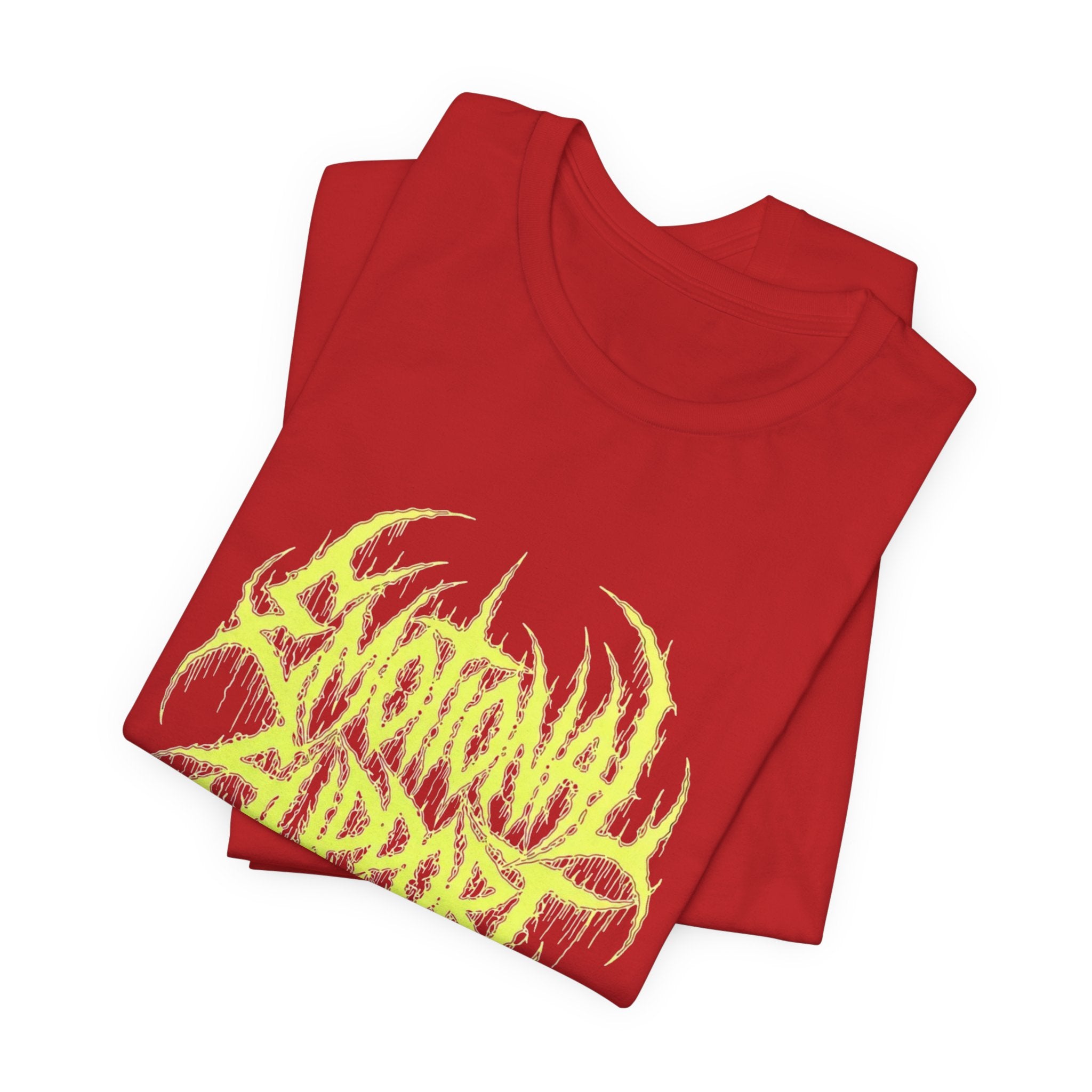 Emo Metal Tee — "Emotional Support Demon" Graphic Shirt
