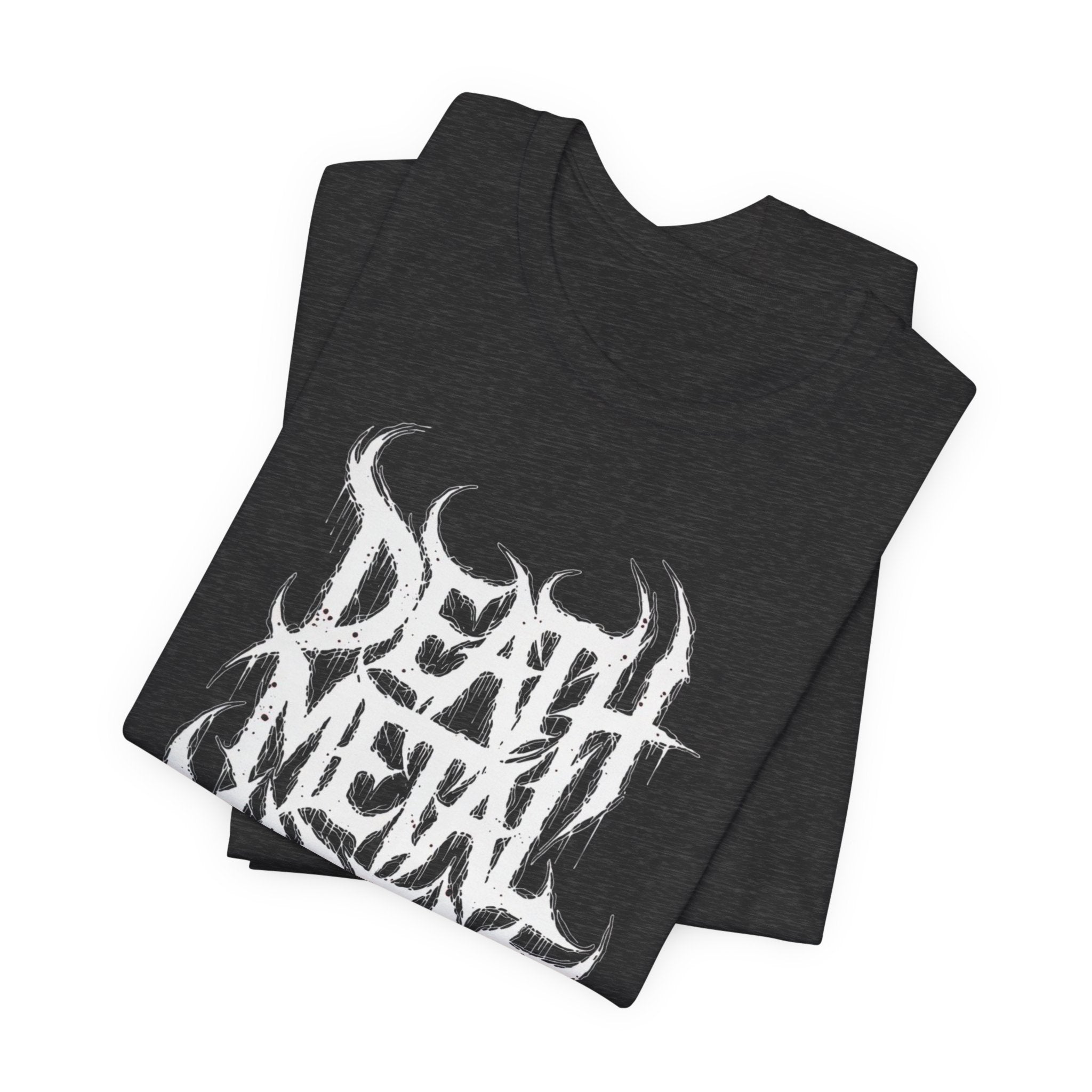 Death Metal Made Me Do It T‑Shirt — Heavy Metal Graphic Tee