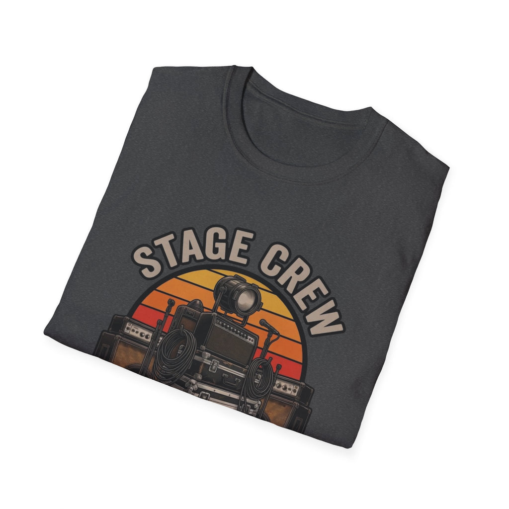 Stage Crew T-Shirt — "We Build The Stage, They Just Play On It" Vintage Crew Tee