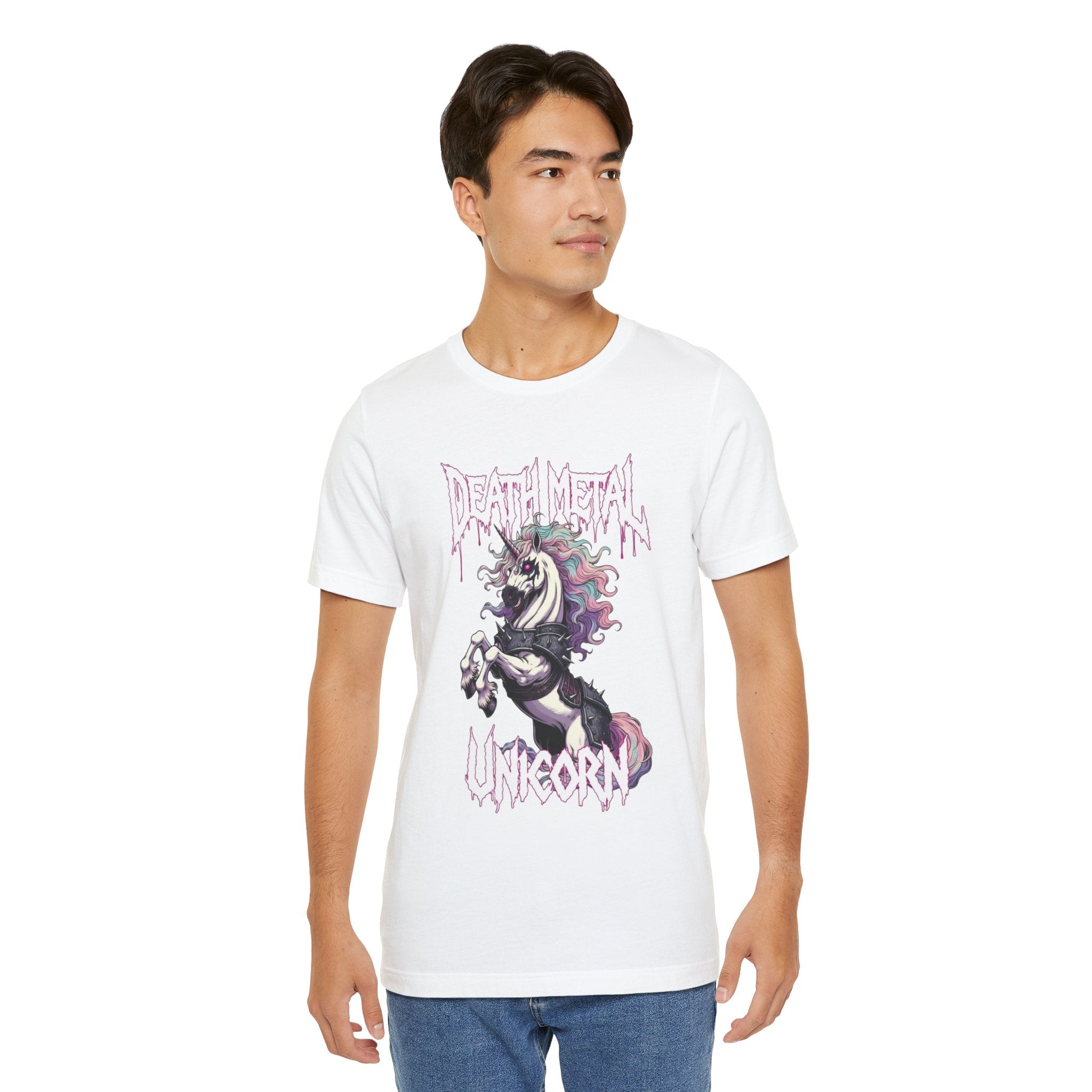 Death Metal Unicorn T-Shirt — Gothic Rainbow Unicorn Tee