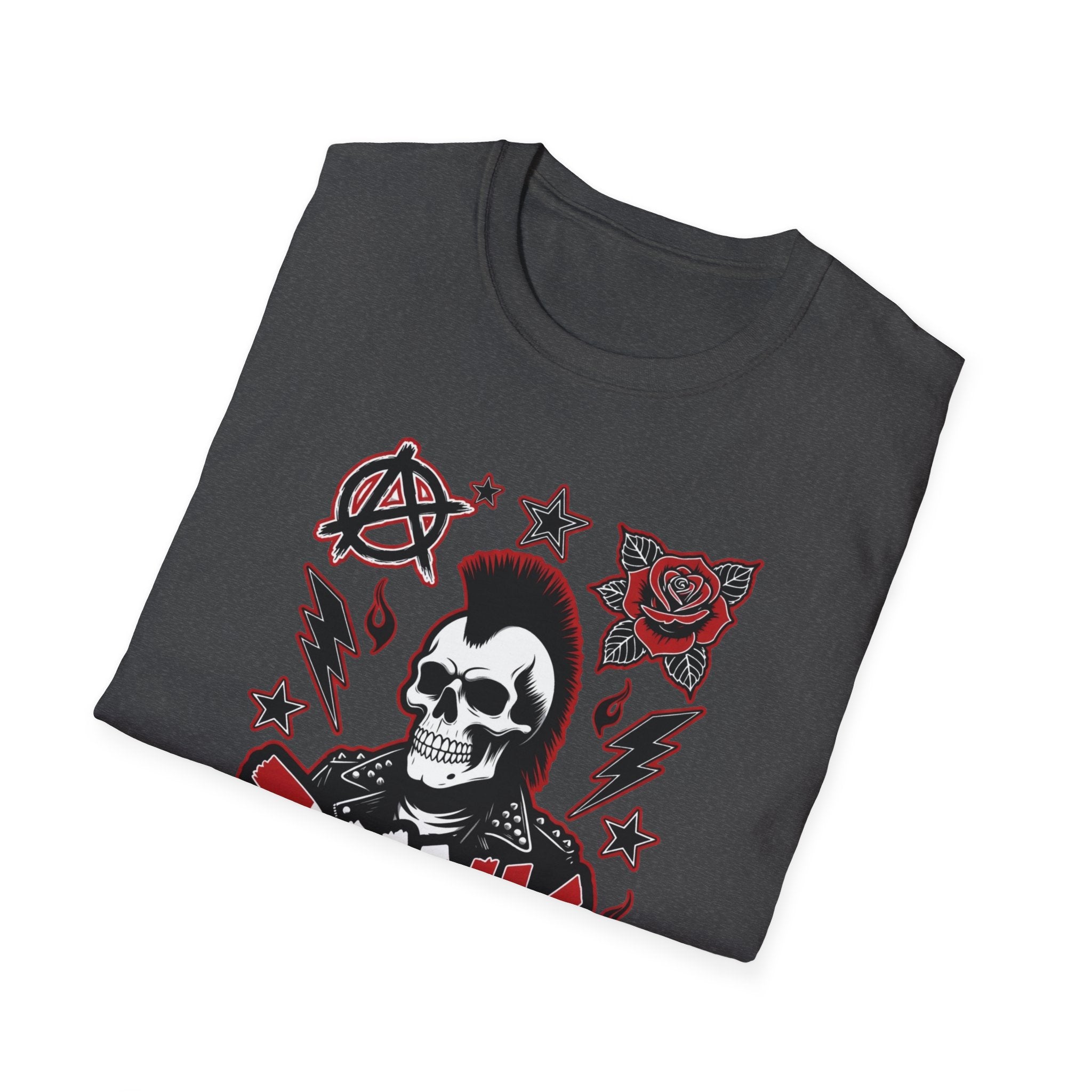 Punk Skull & Roses T-Shirt