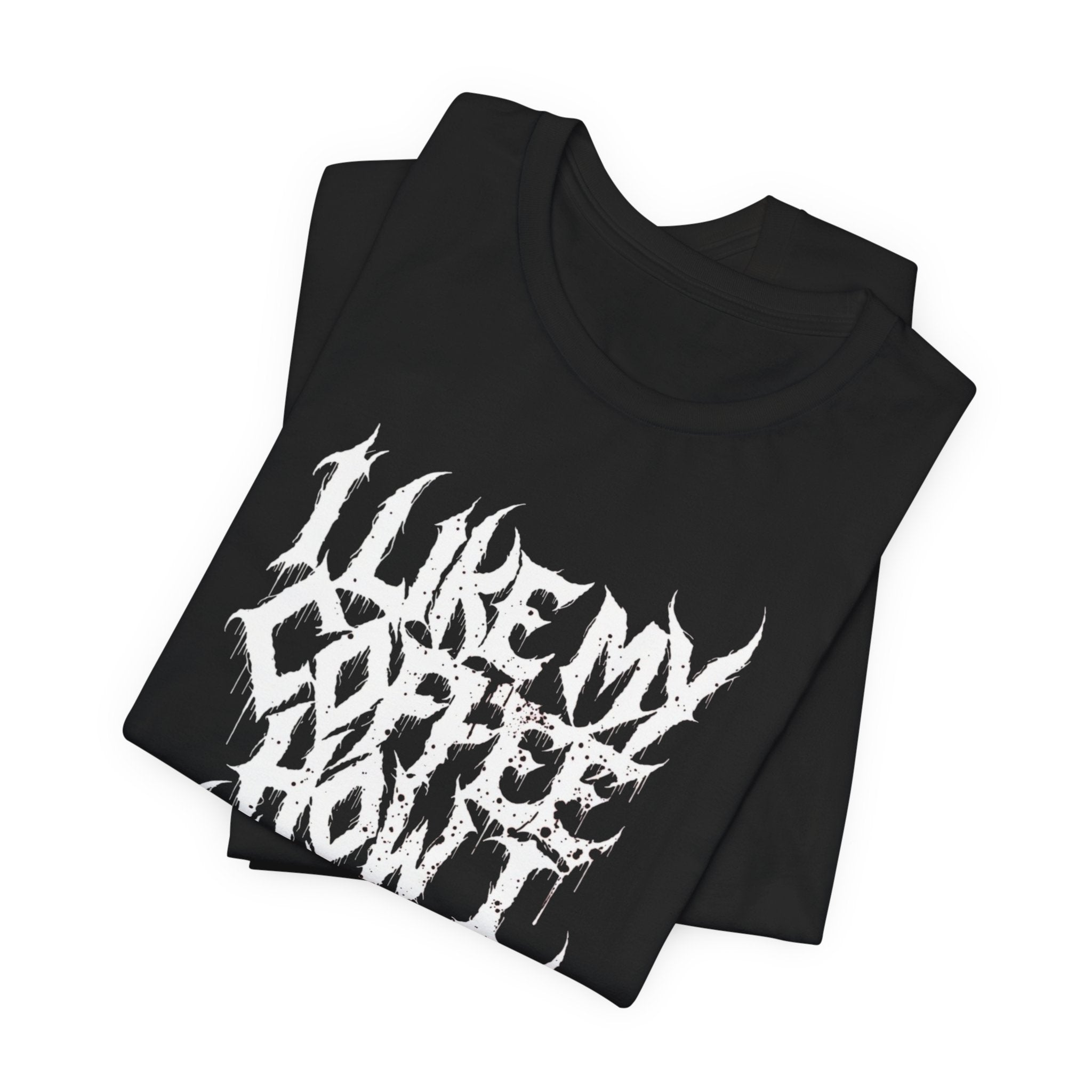 Metal Music T‑Shirt - "I Like My Coffee How I Like My Metal" Crew Tee