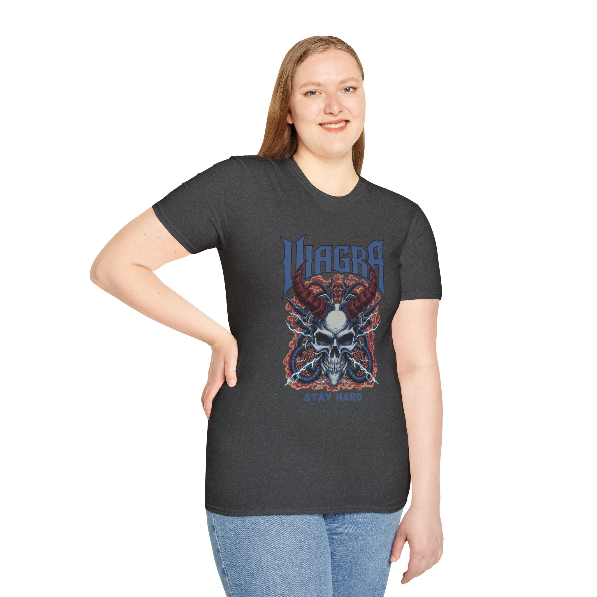 VIAGRA Skull 'Stay Hard' T-Shirt