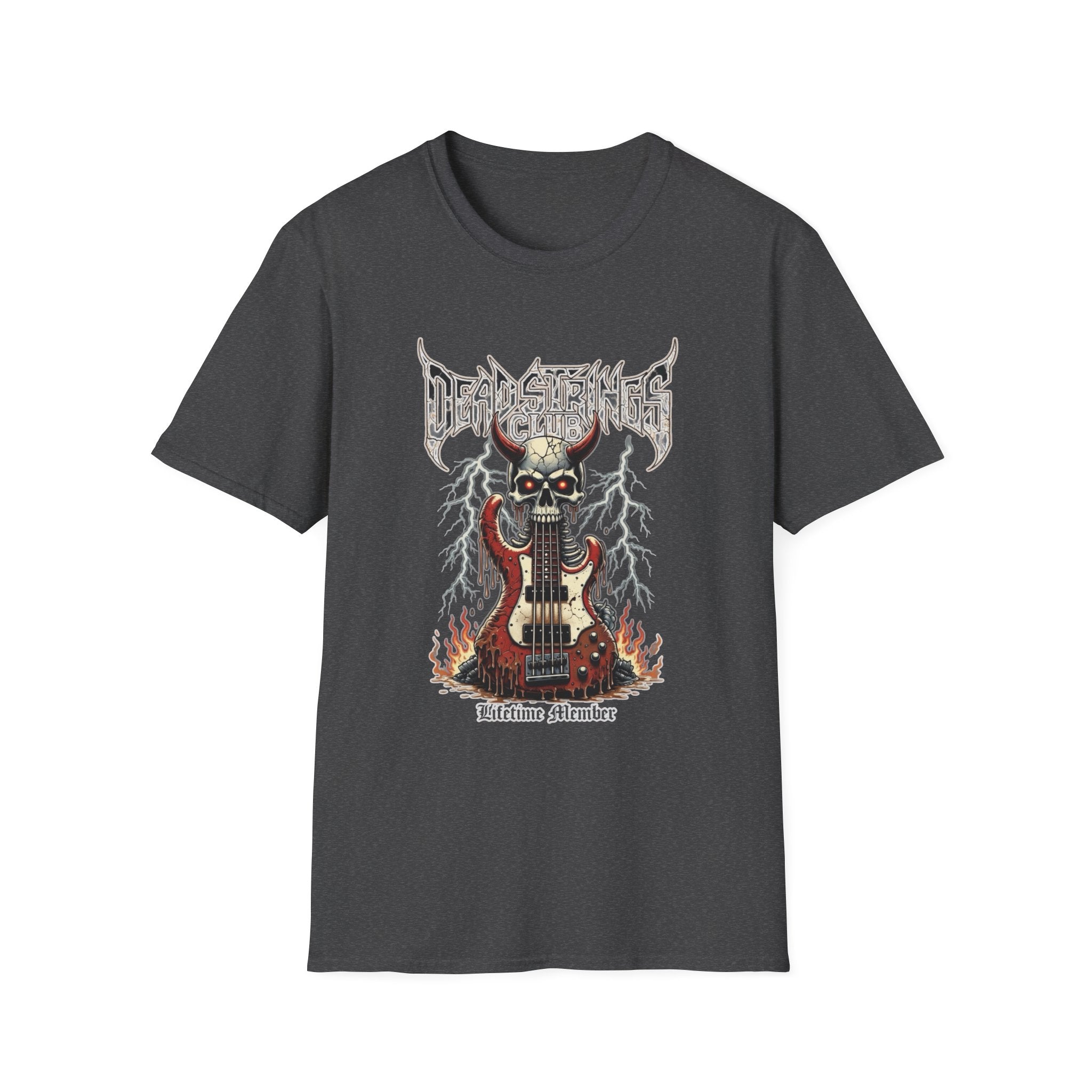 Bass - Dead Strings Club Lifetime Member Bass Guitar T-Shirt