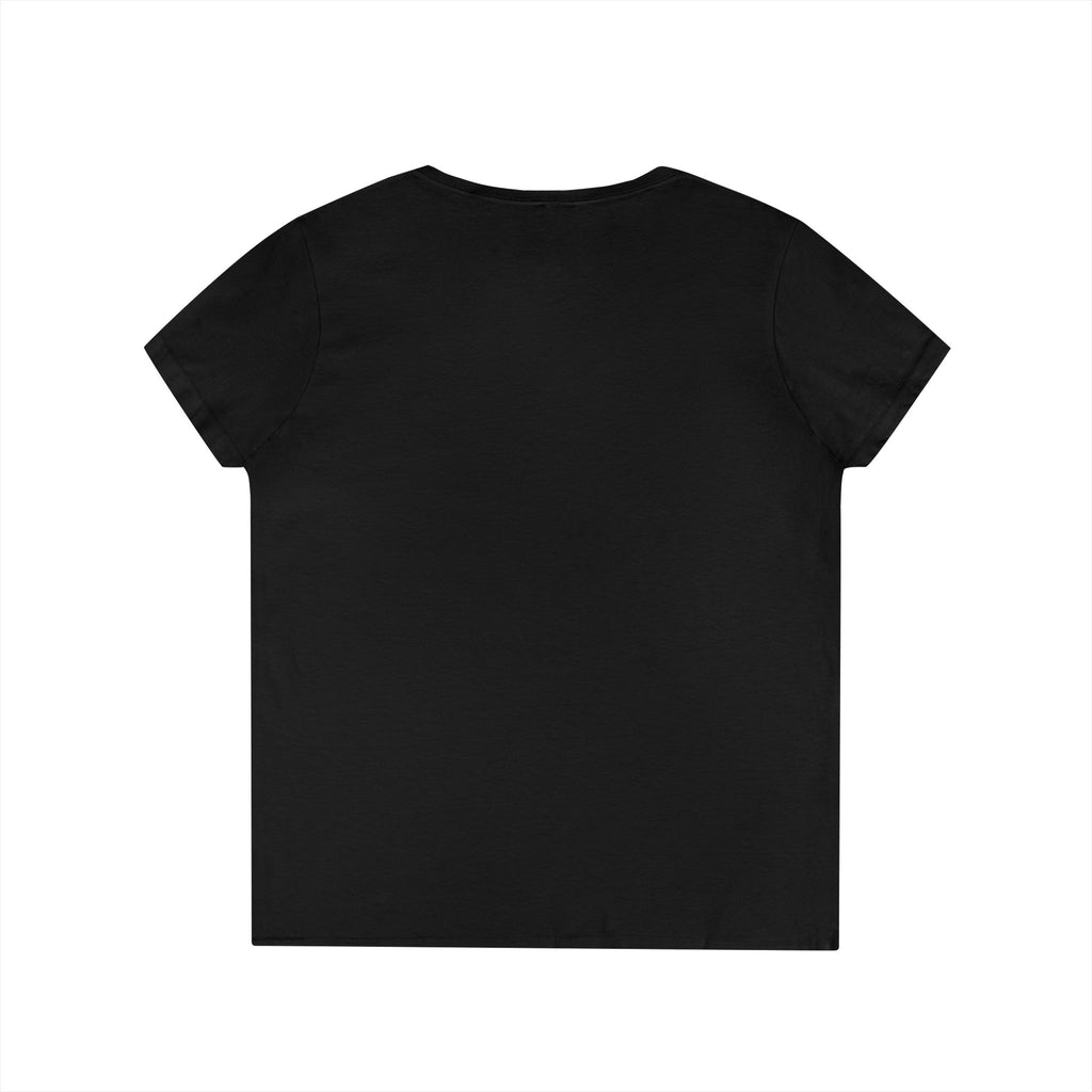Rebellious Metal Chick Ladies' V-Neck T-Shirt