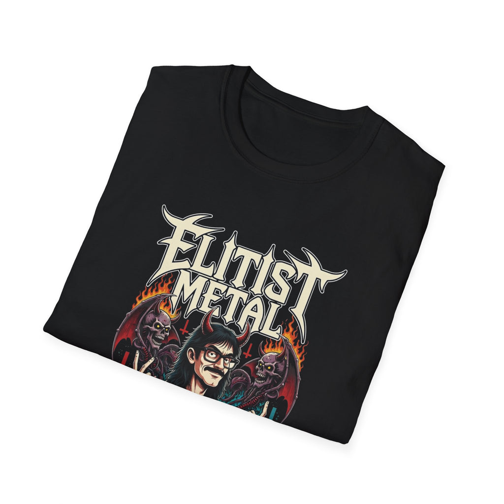 Elitist Graphic T-Shirt — Retro Occult Band Art