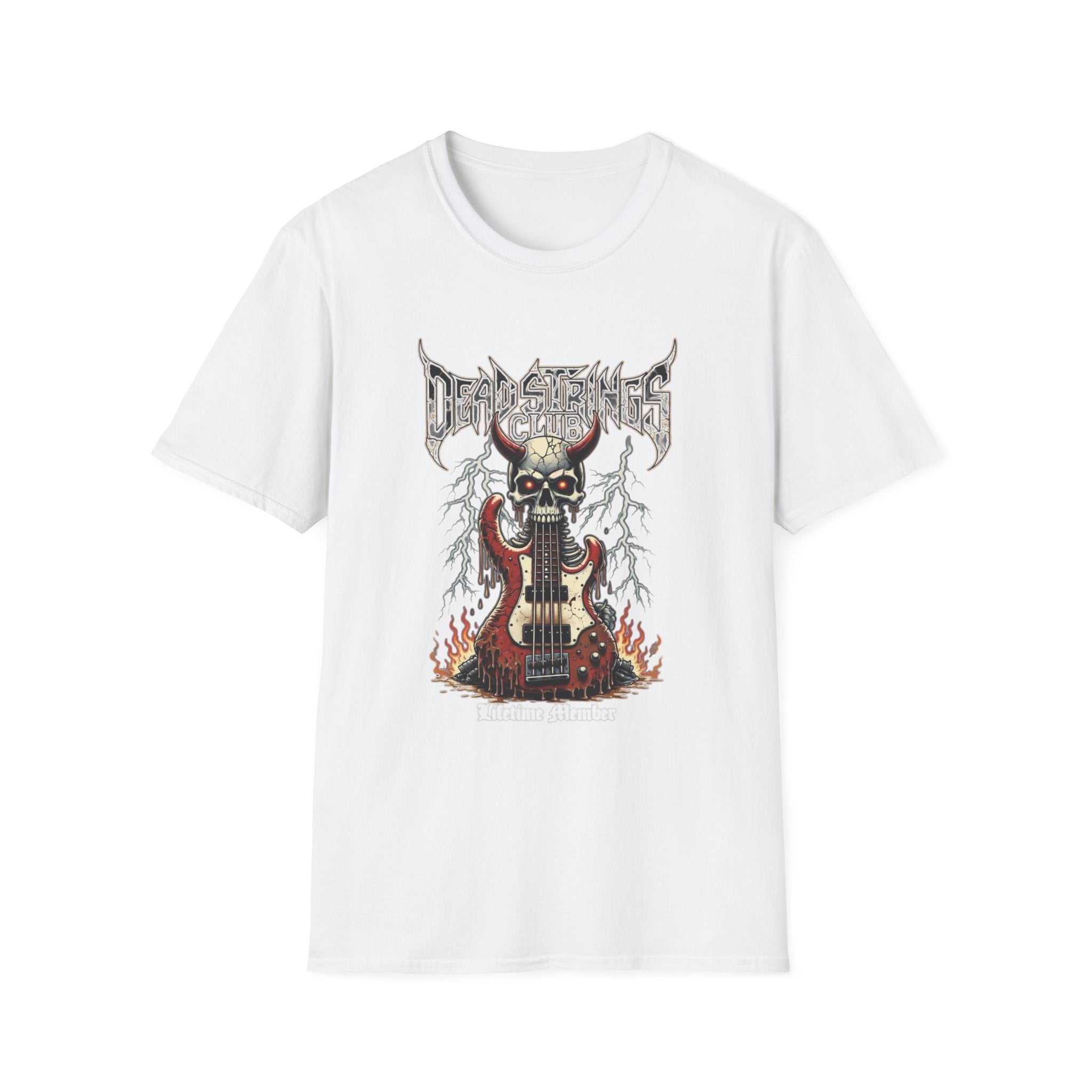 Bass - Dead Strings Club Lifetime Member Bass Guitar T-Shirt