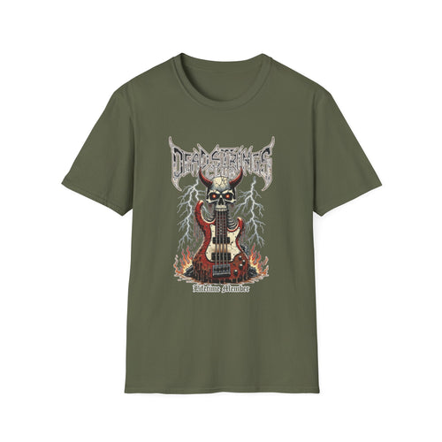 Bass - Dead Strings Club Lifetime Member Bass Guitar T-Shirt