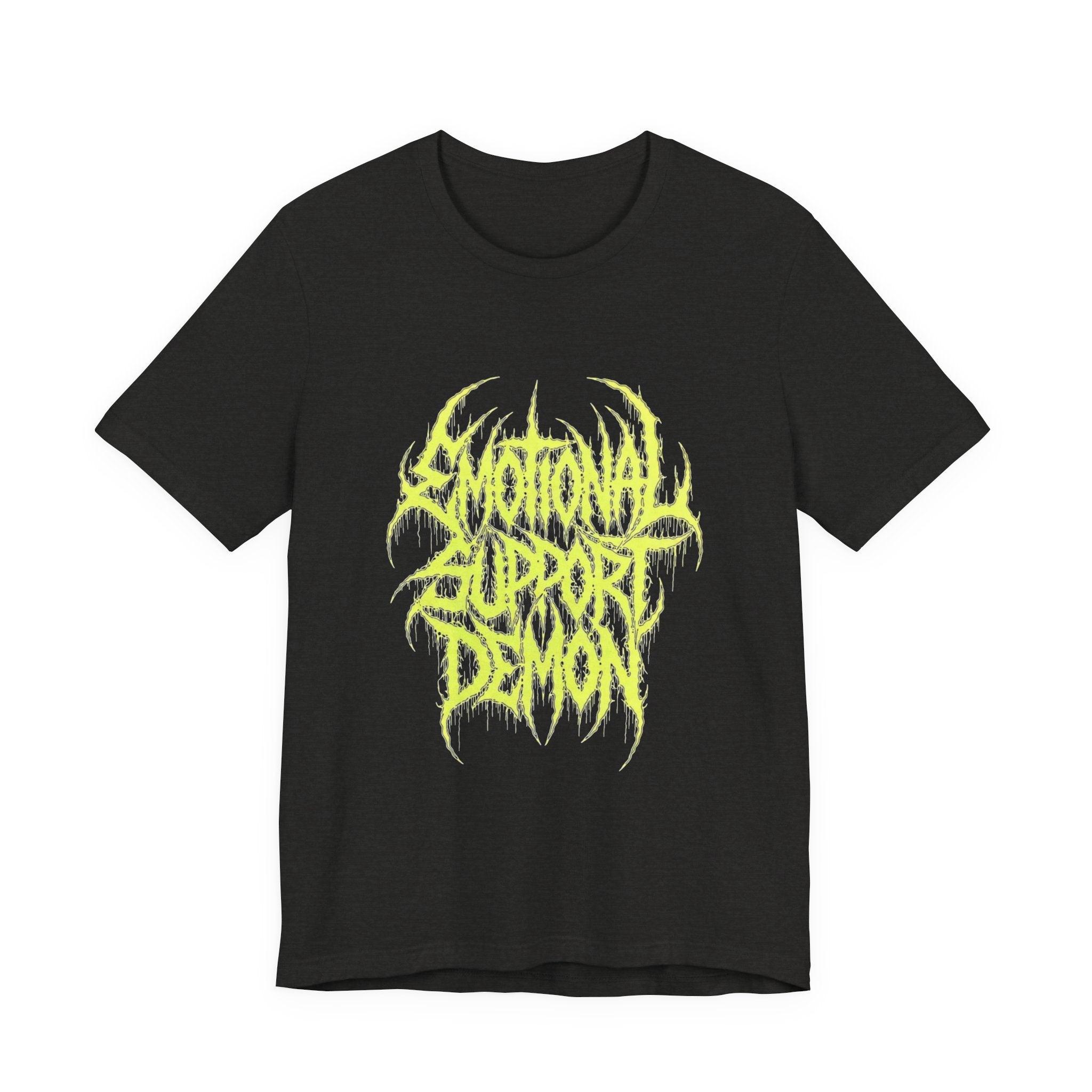 Emo Metal Tee — "Emotional Support Demon" Graphic Shirt