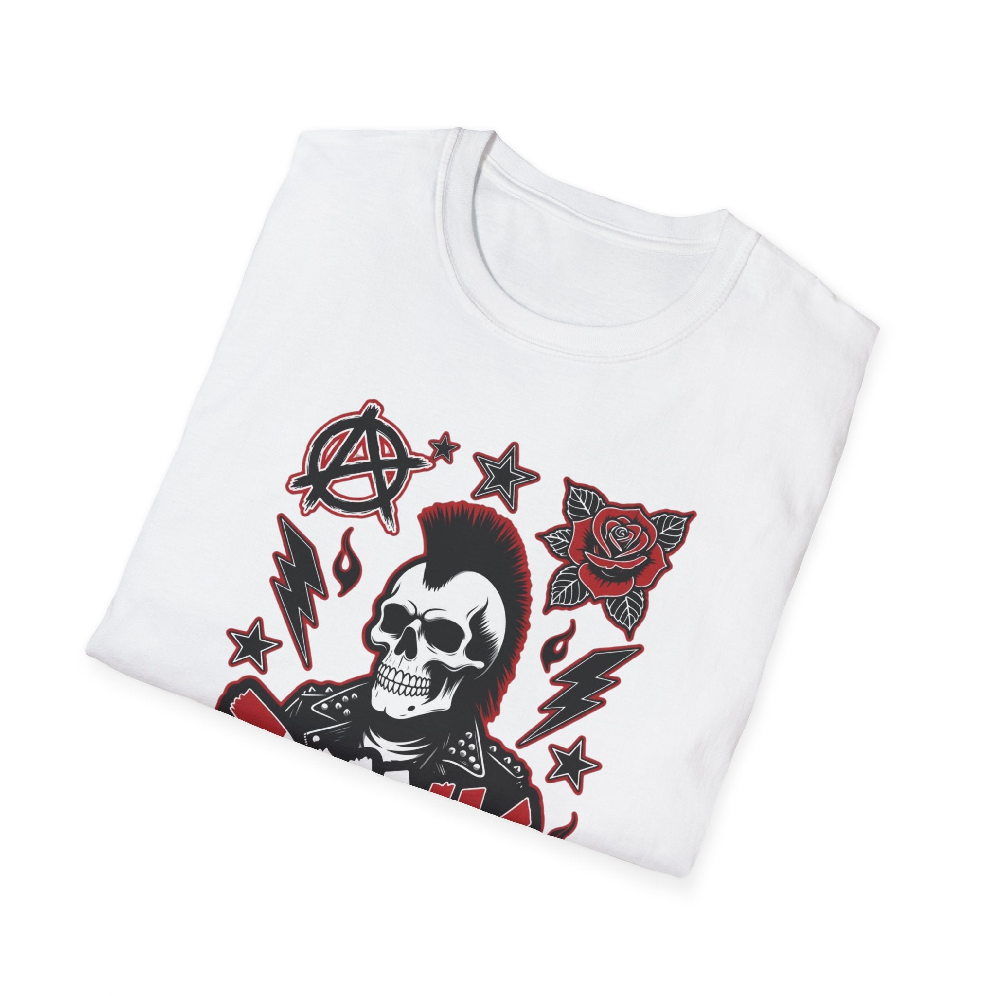 Punk Skull & Roses T-Shirt