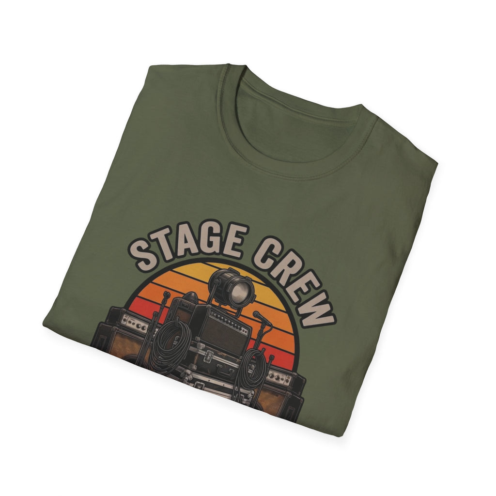 Stage Crew T-Shirt — "We Build The Stage, They Just Play On It" Vintage Crew Tee