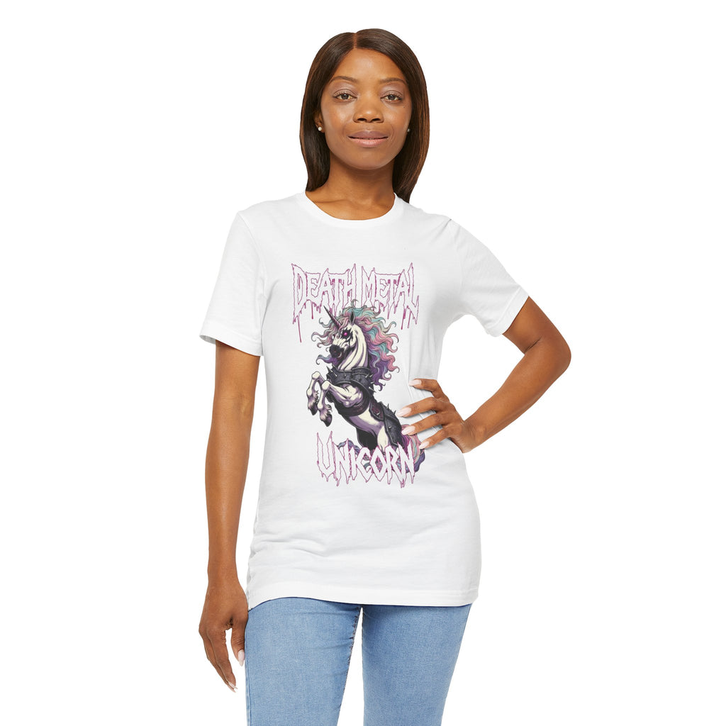 Death Metal Unicorn T-Shirt — Gothic Rainbow Unicorn Tee