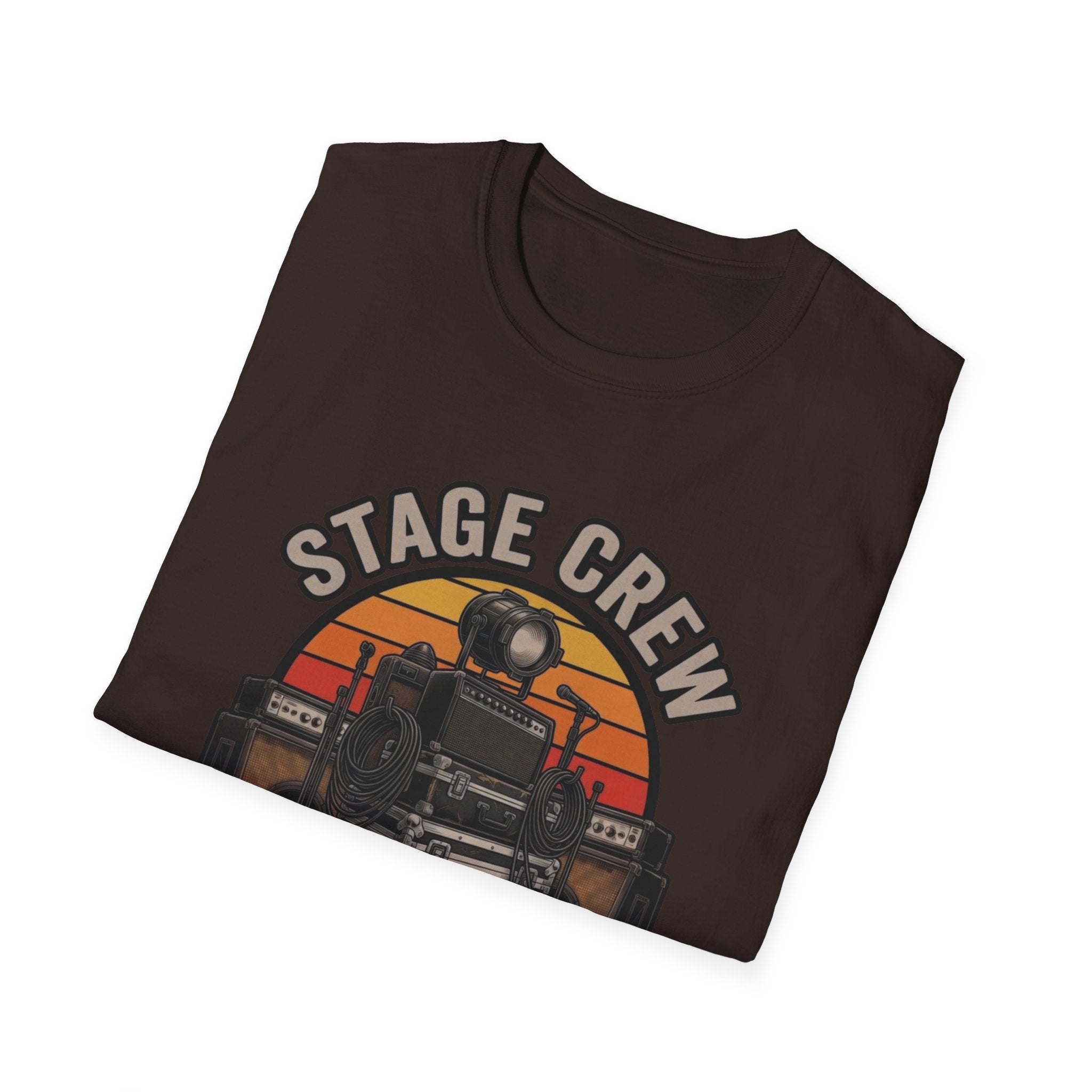 Stage Crew T-Shirt — "We Build The Stage, They Just Play On It" Vintage Crew Tee