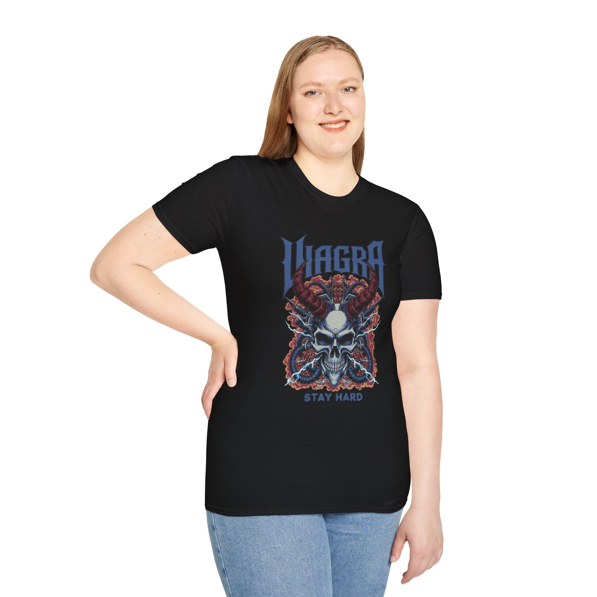 VIAGRA Skull 'Stay Hard' T-Shirt