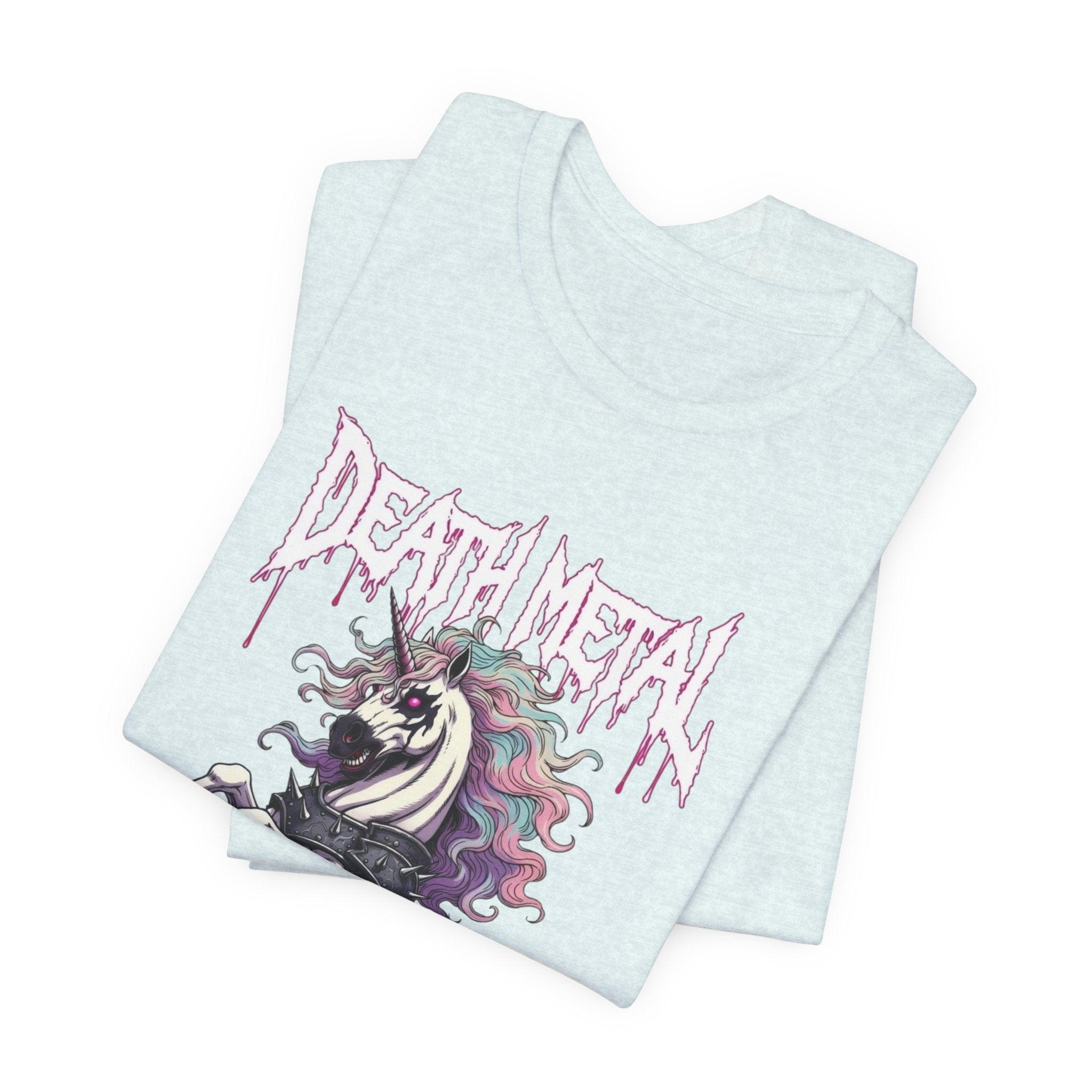 Death Metal Unicorn T-Shirt — Gothic Rainbow Unicorn Tee