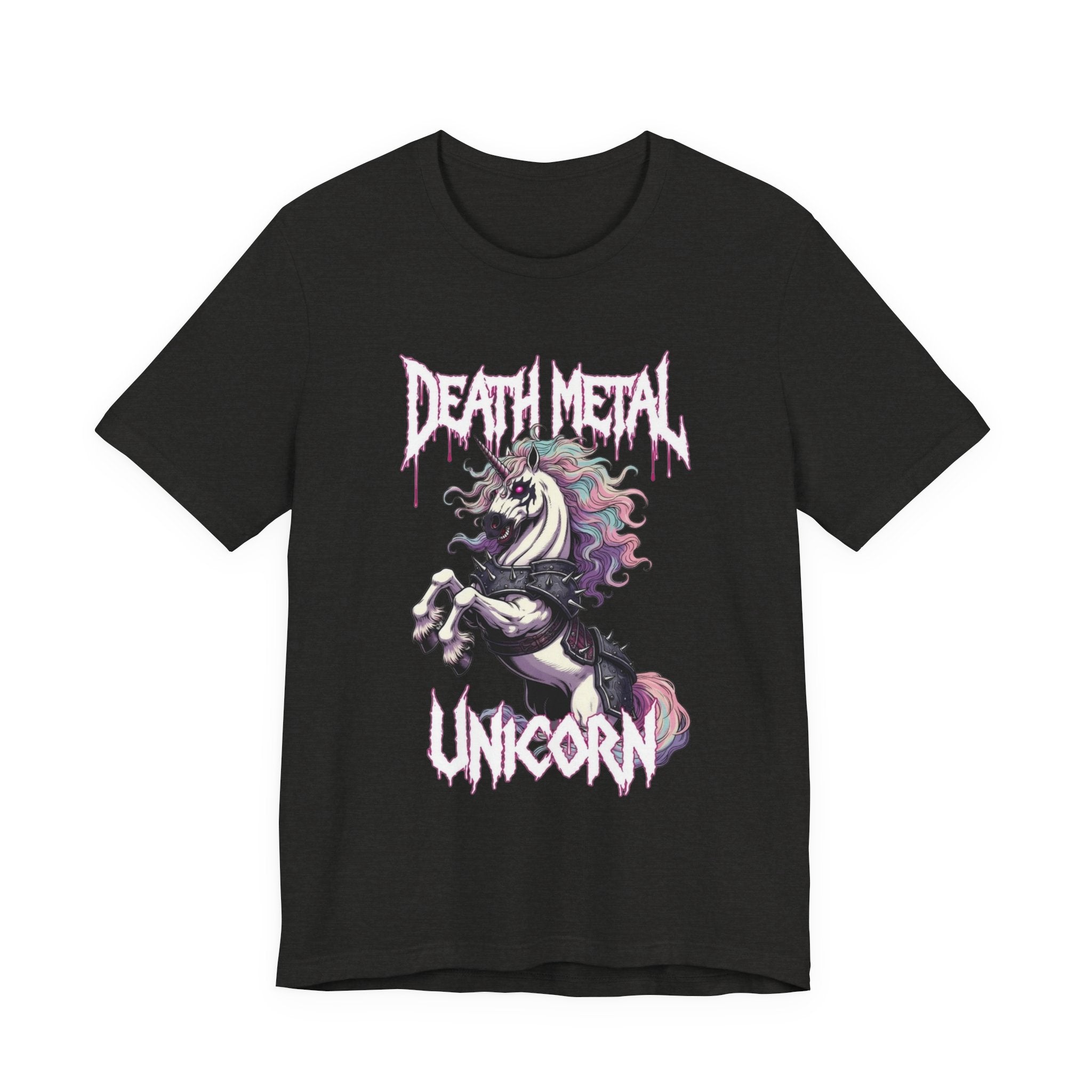 Death Metal Unicorn T-Shirt — Gothic Rainbow Unicorn Tee